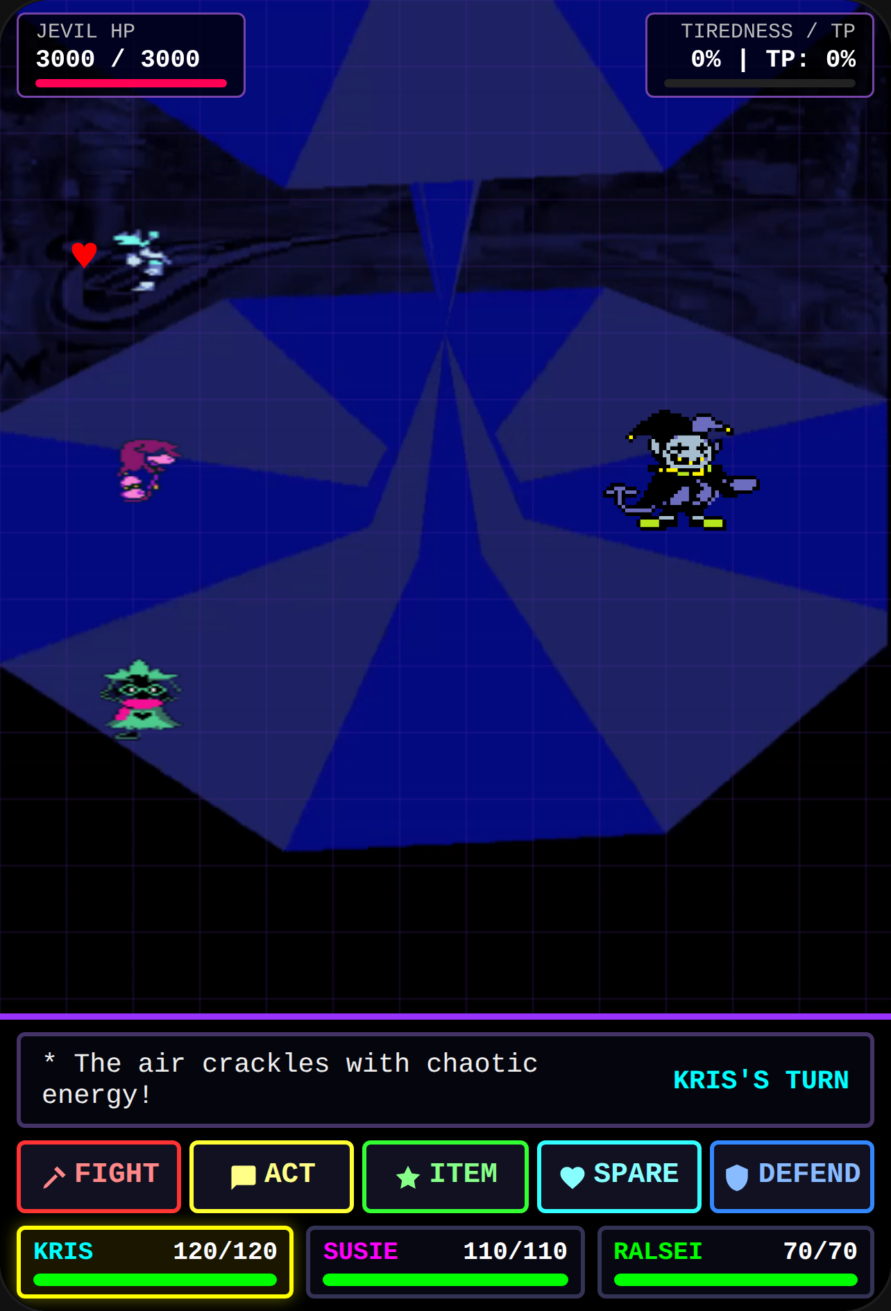 Deltarune: Jevil Battle cover