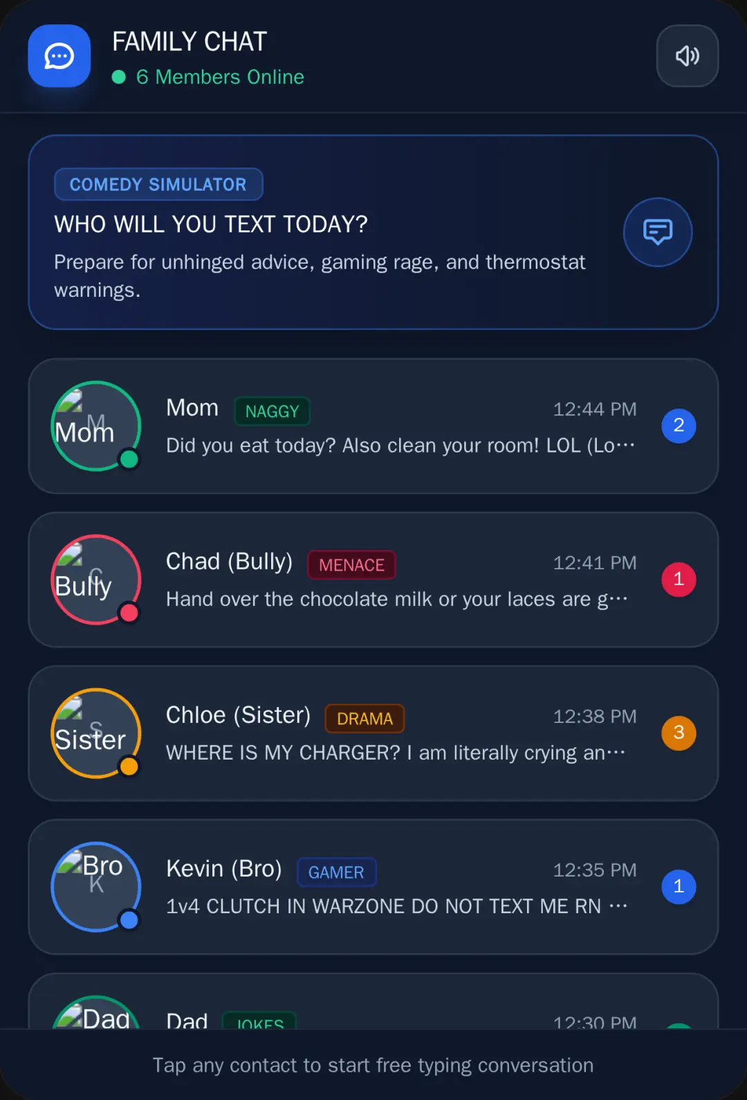 Family Chat Simulator cover