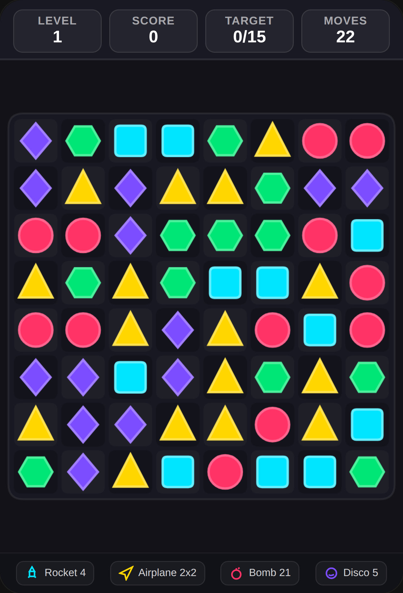 Shapes Match 3 cover