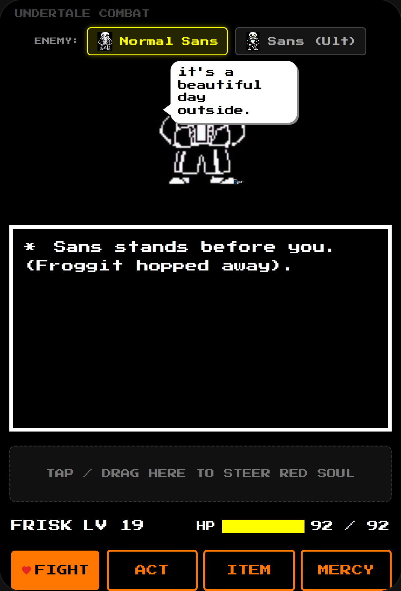 UNDERTALE - Sans Battle Arena cover