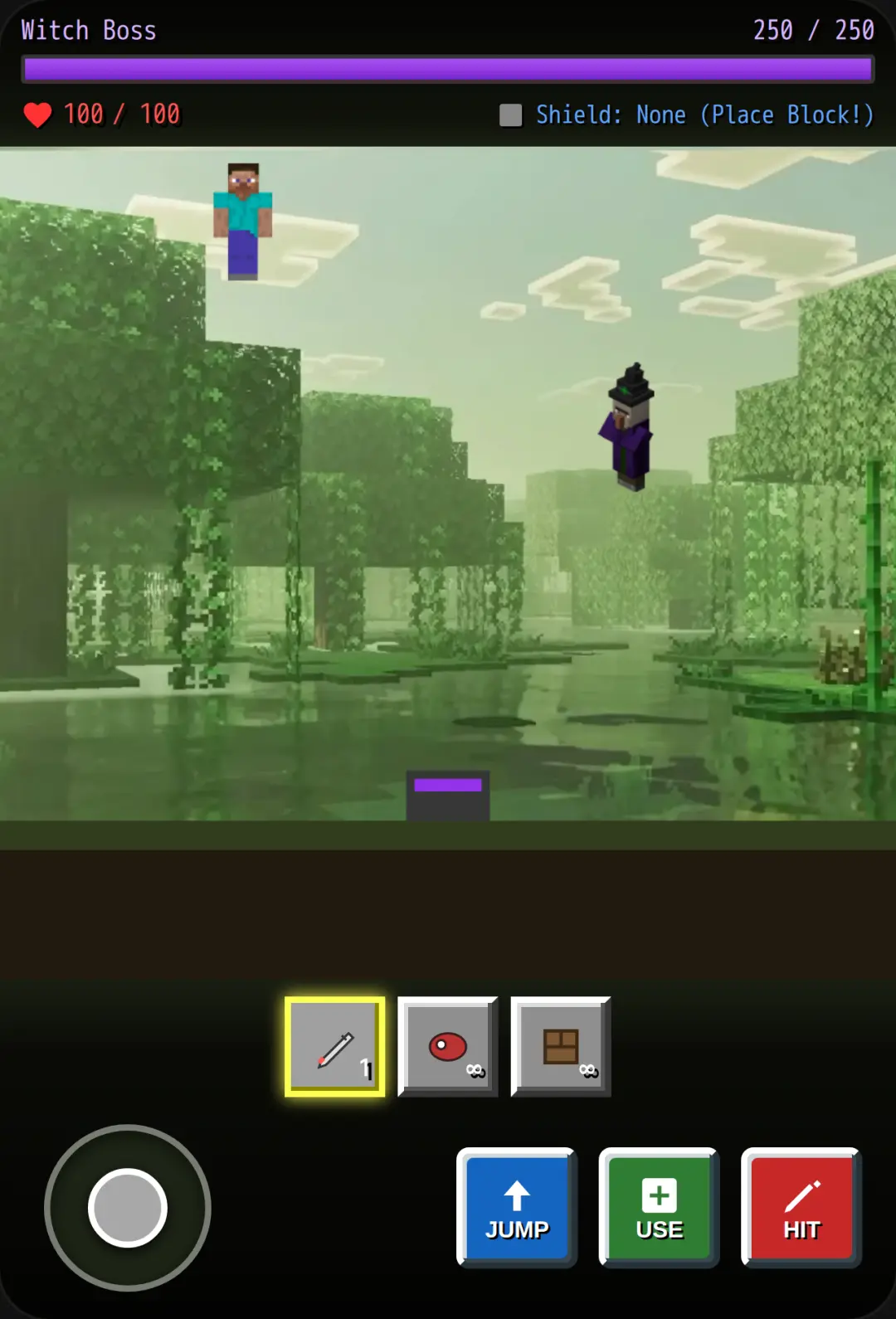 Minecraft Witch Boss Fight minecraft boss fight witch cover
