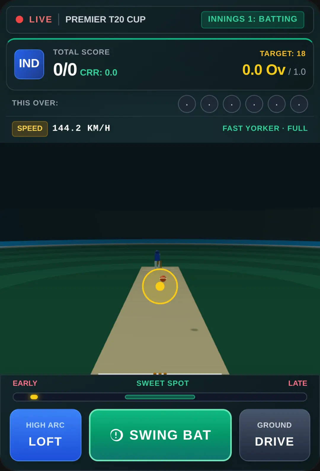 3D Cricket Broadcast Simulation cover