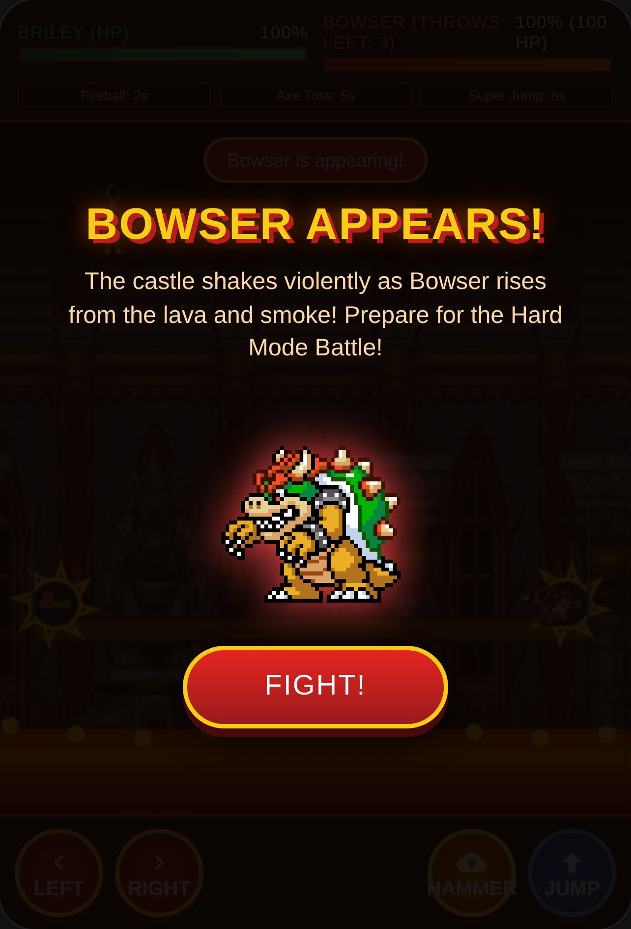 Bowser Boss Battle: Hard Mode cover