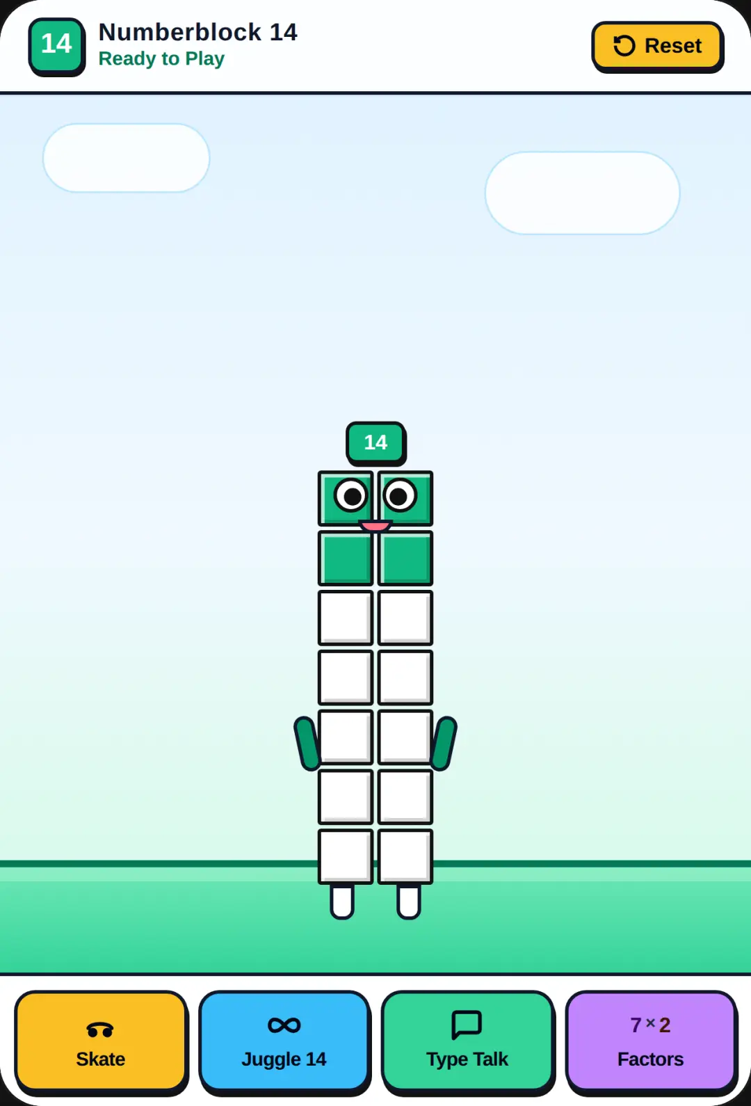 Talking Numberblock 14 cover