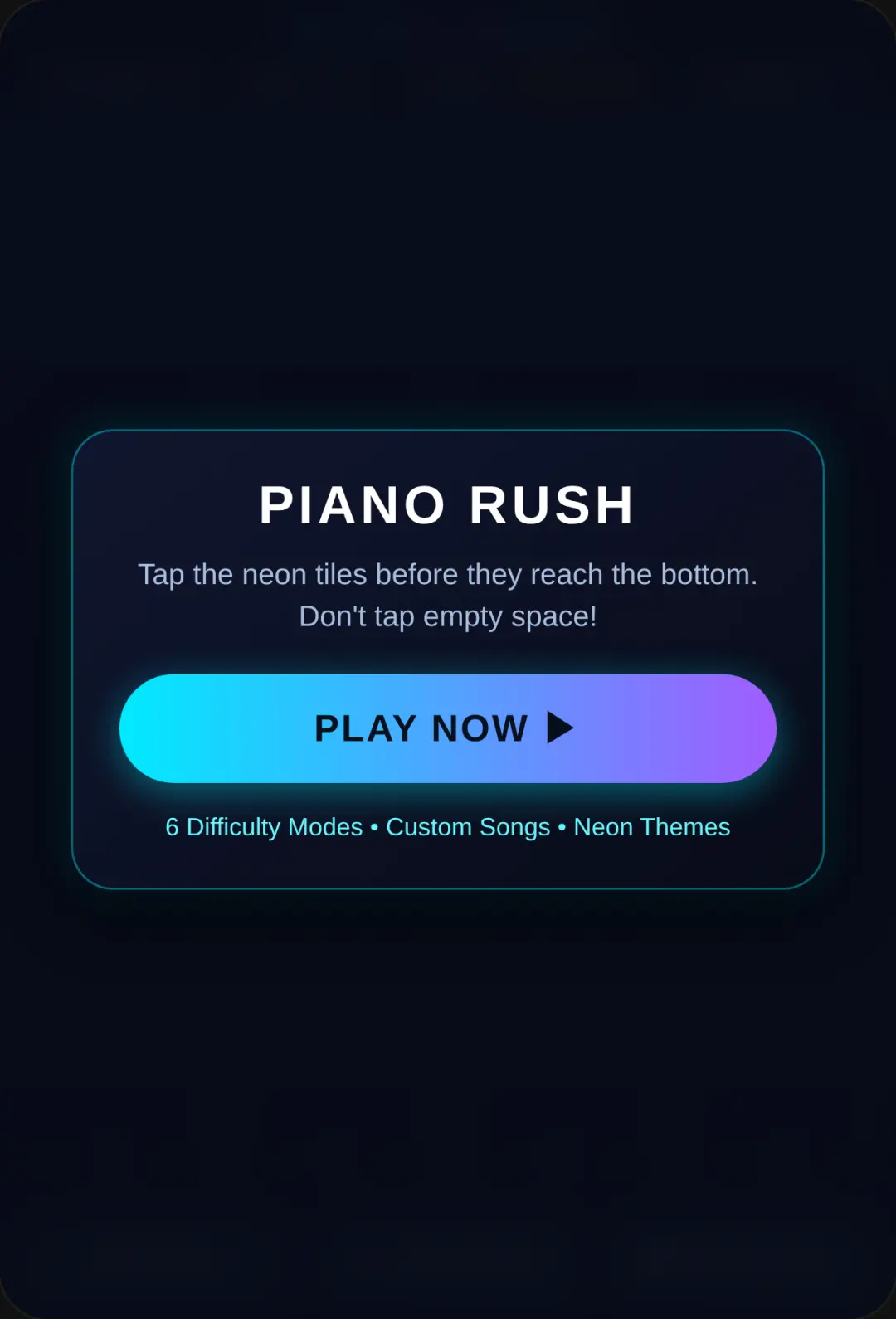 Piano Rush cover