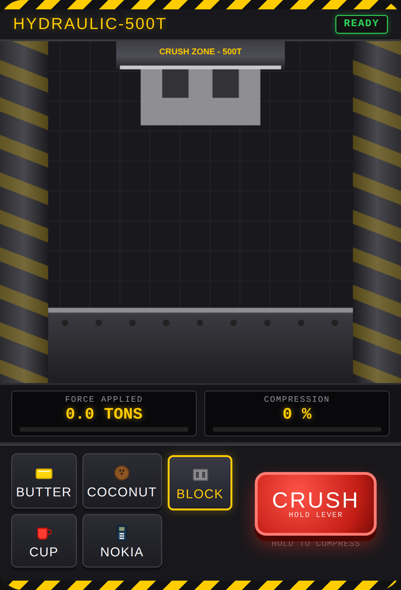 Mechanical crusher simulator cover