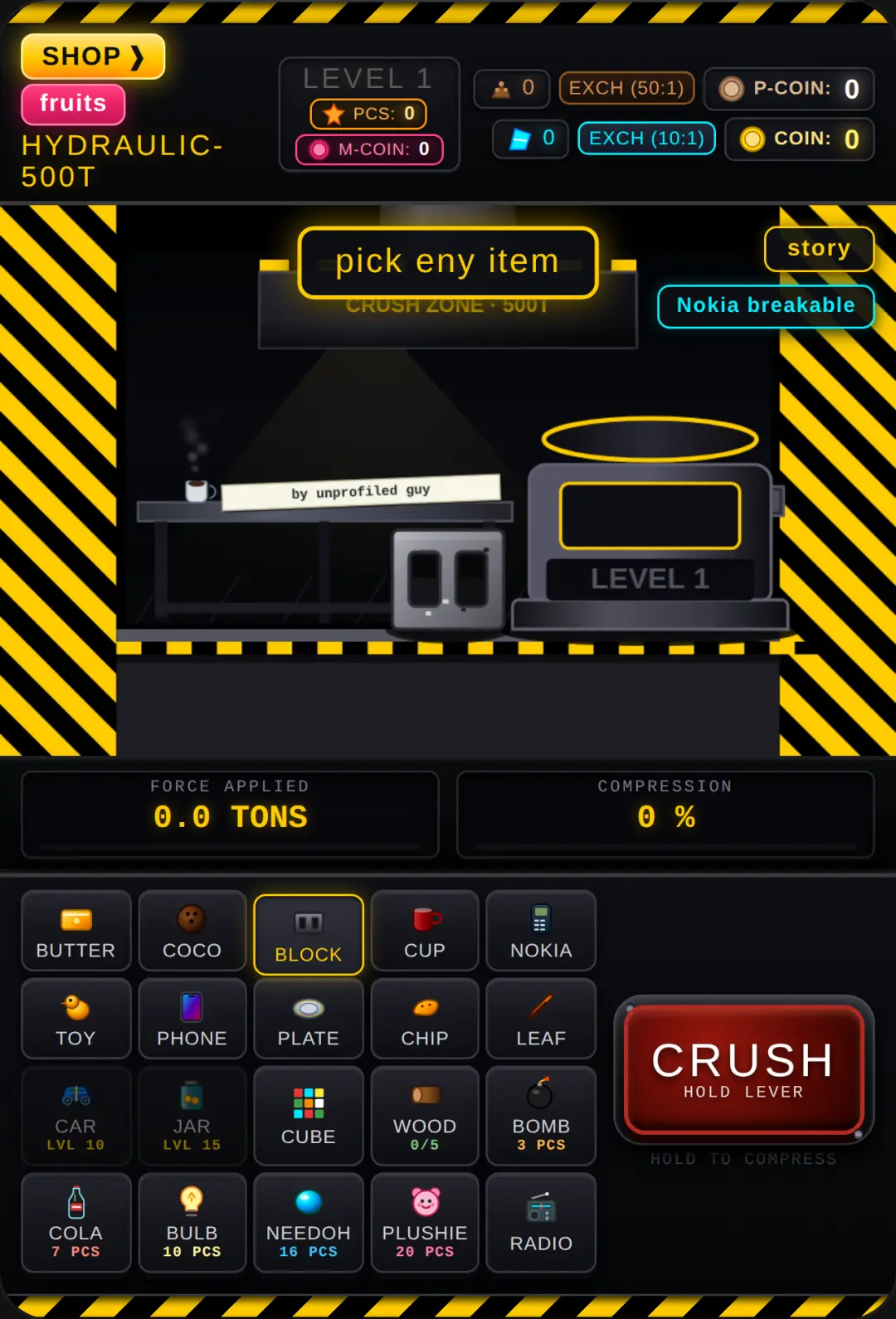 Mechanical crusher simulator V2.52 cover