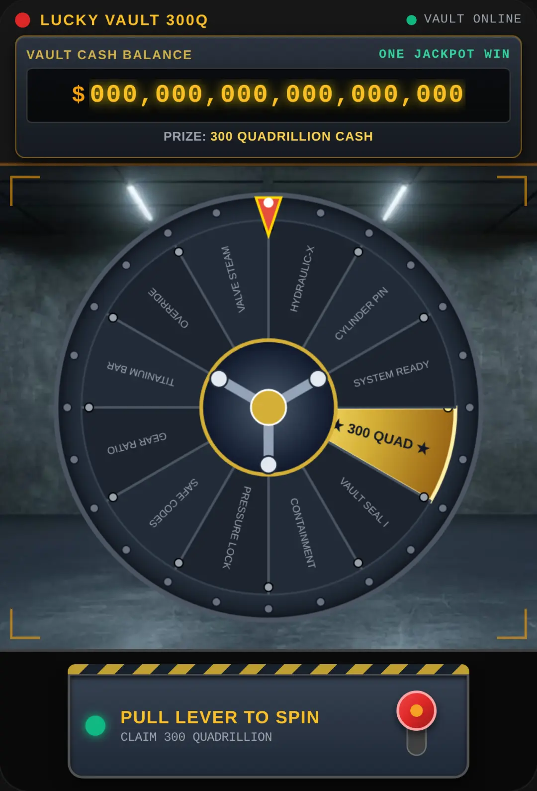 Lucky Vault - 300 Quadrillion Spin cover