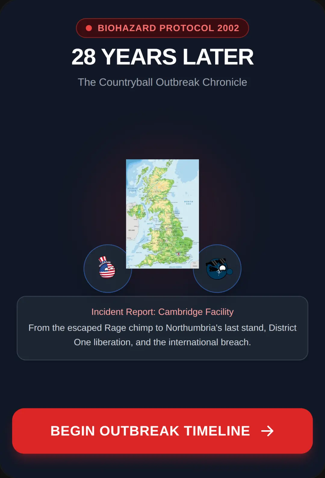 28 Years Later: Countryball Outbreak cover
