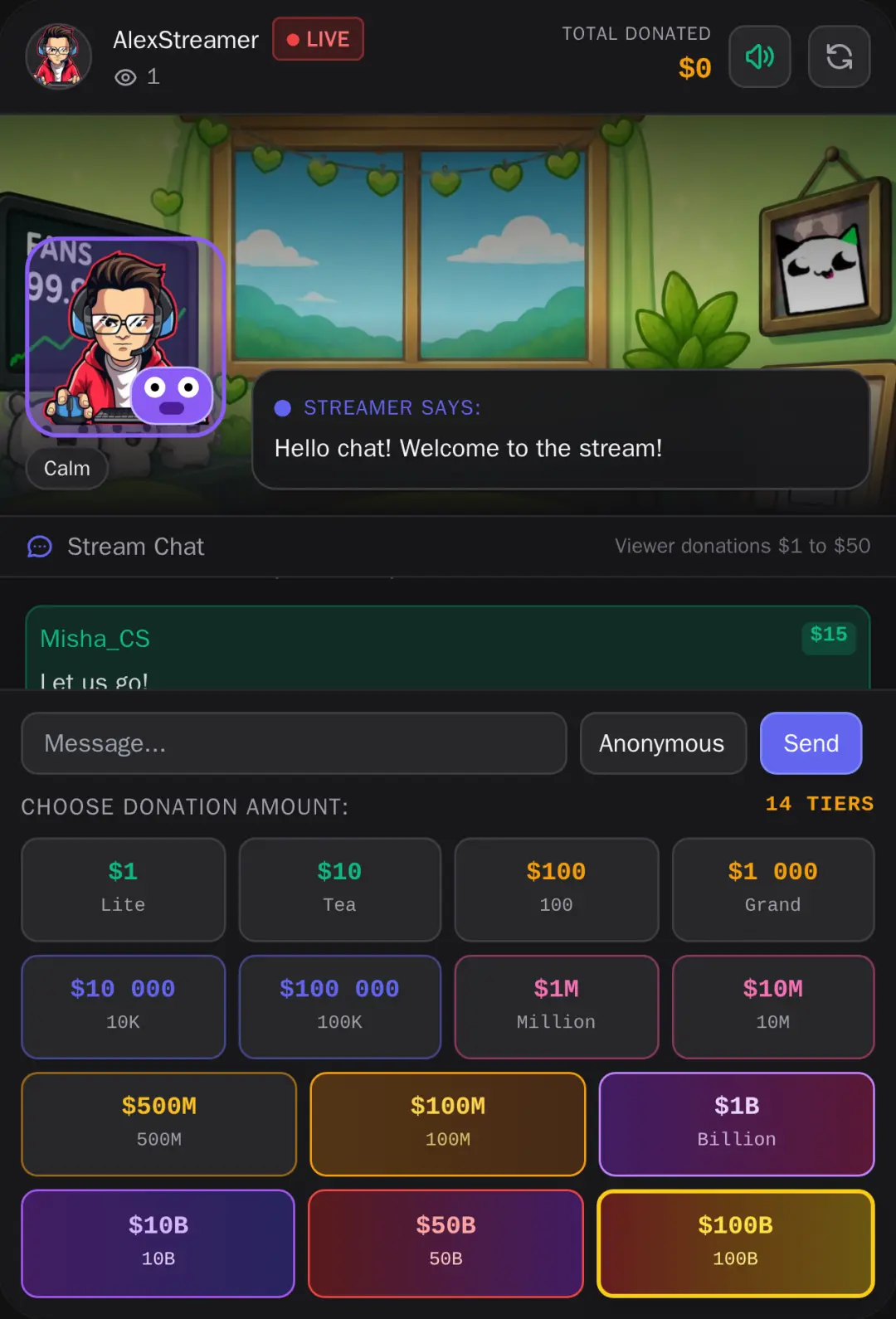 Streamer Donation Simulator cover