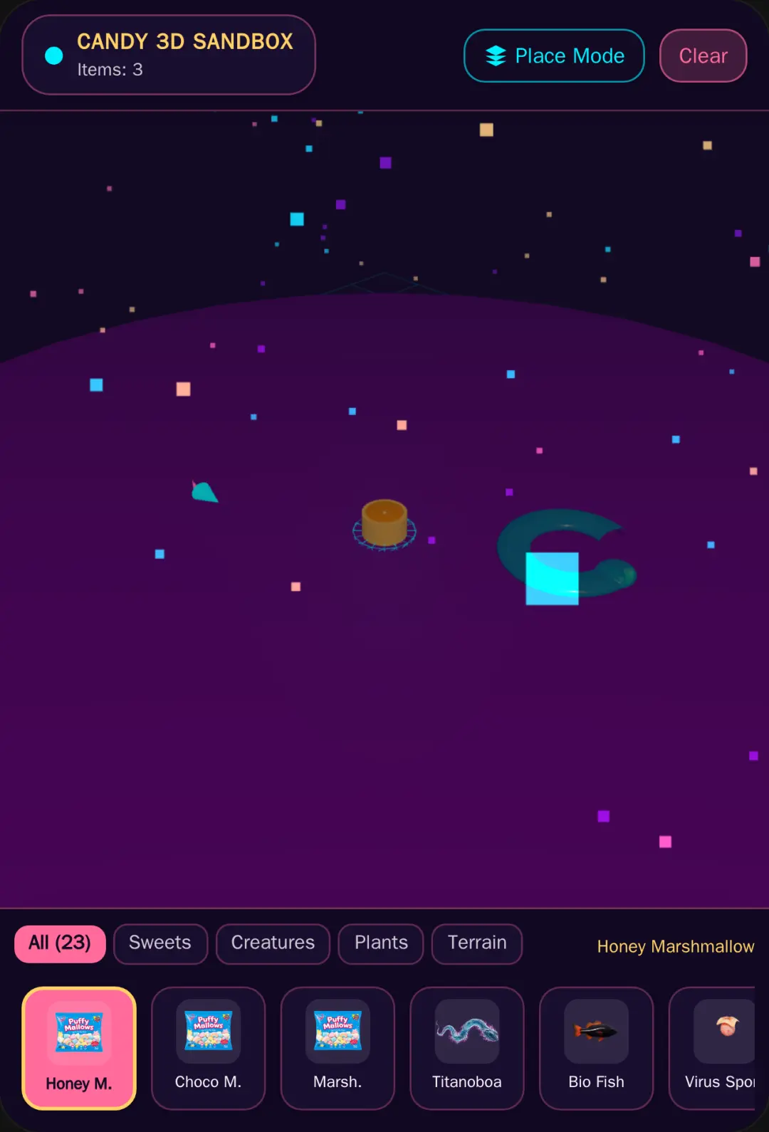 3D Candy Ecosystem Sandbox cover