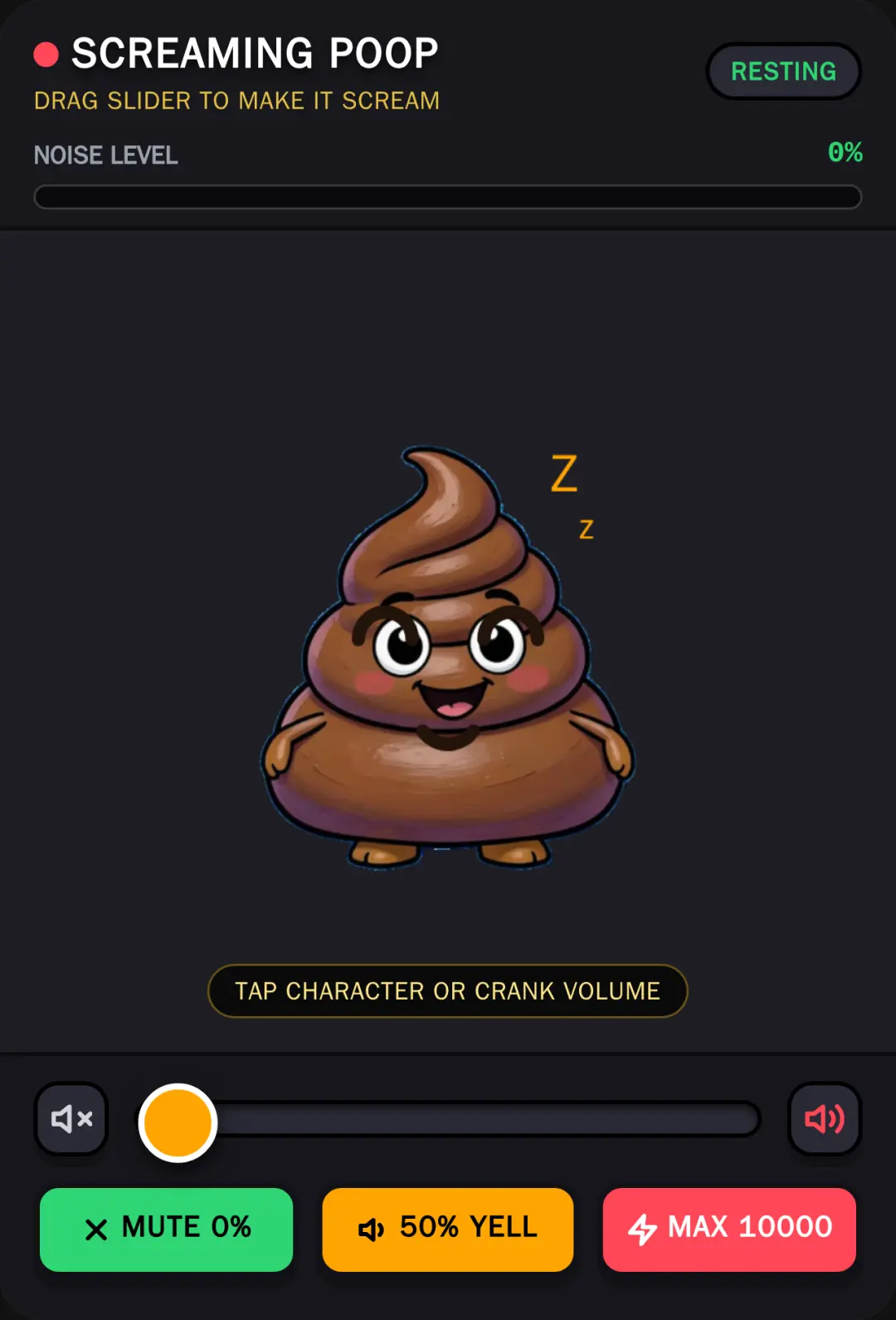 Screaming Poop - The Volume Meme