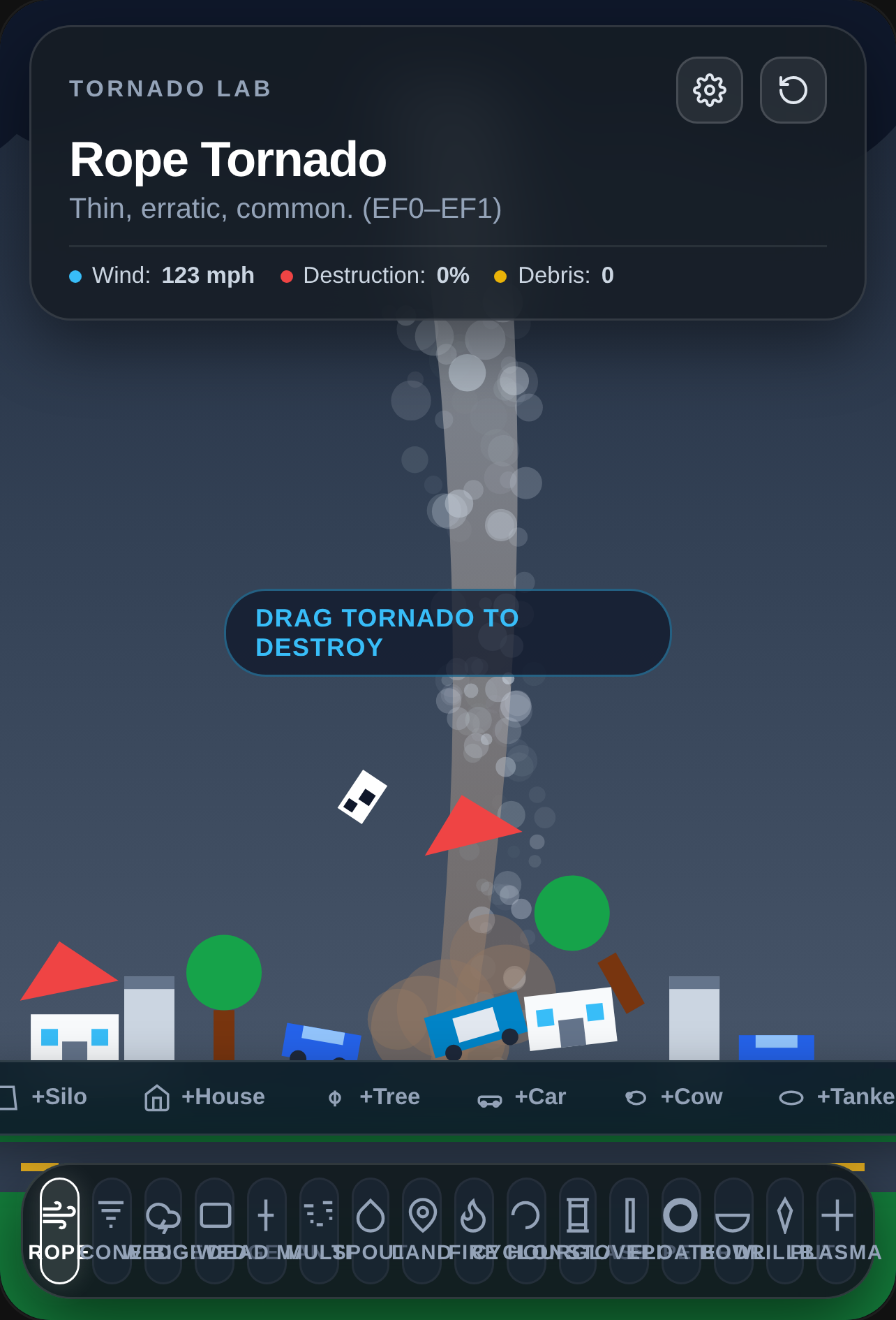 Tornado Lab — Physics Sandbox cover