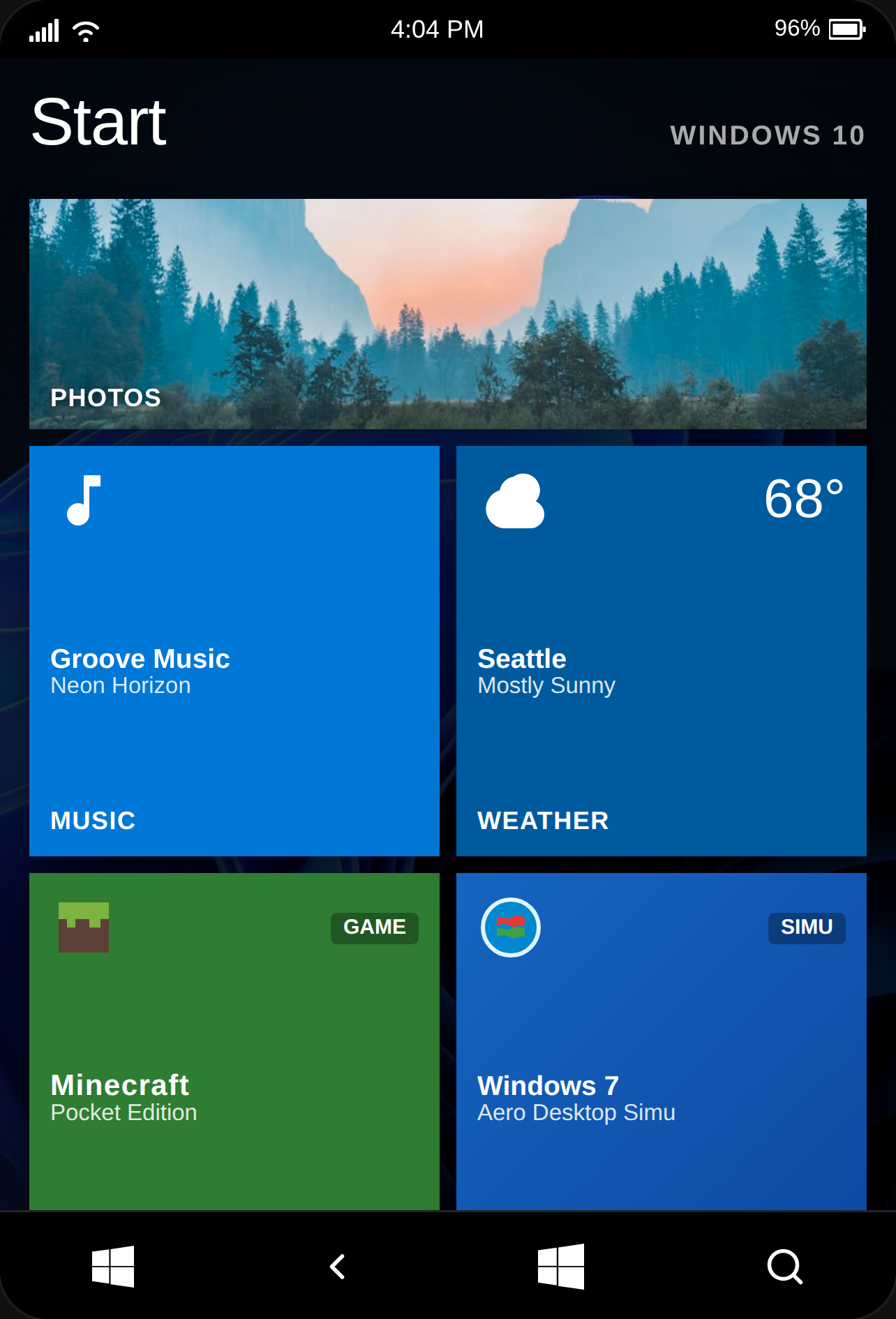 Windows Phone 10 Simulator cover