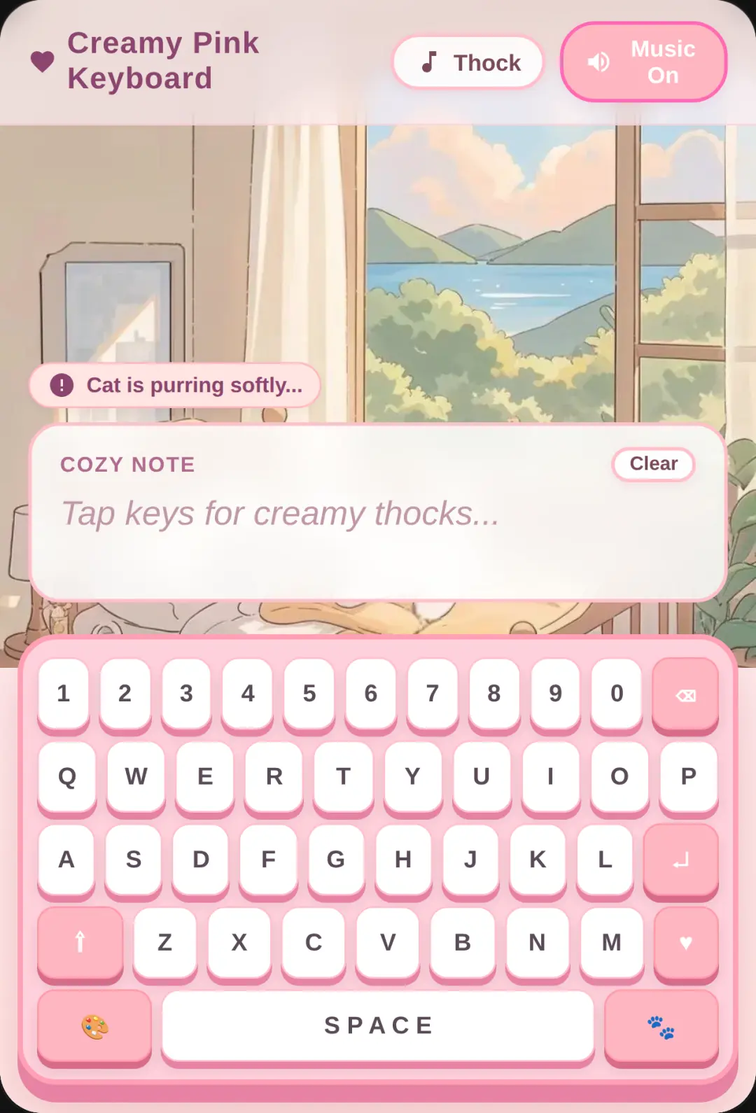 Cozy Creamy Pink Keyboard | if you need some relaxation your life this is perfect because this is so satisfying!! YW! ! 🩷🩷🩷💜💜💜 cover