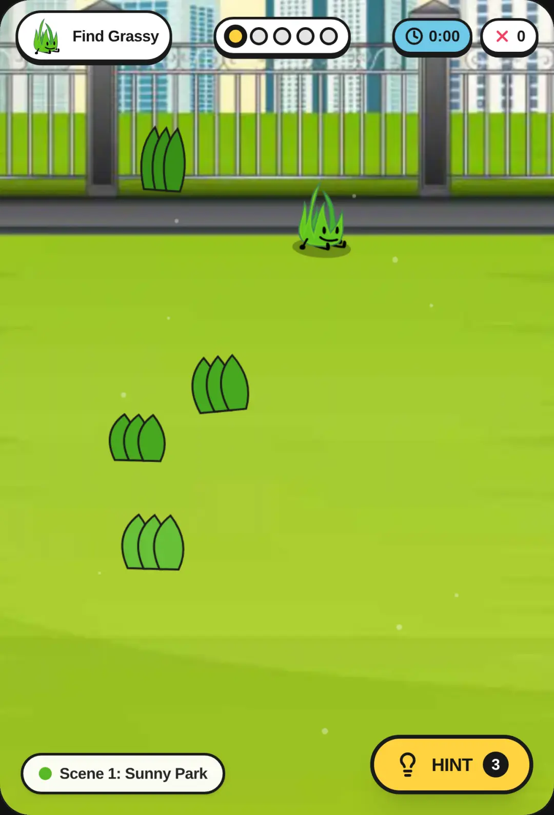 Find Grassy cover