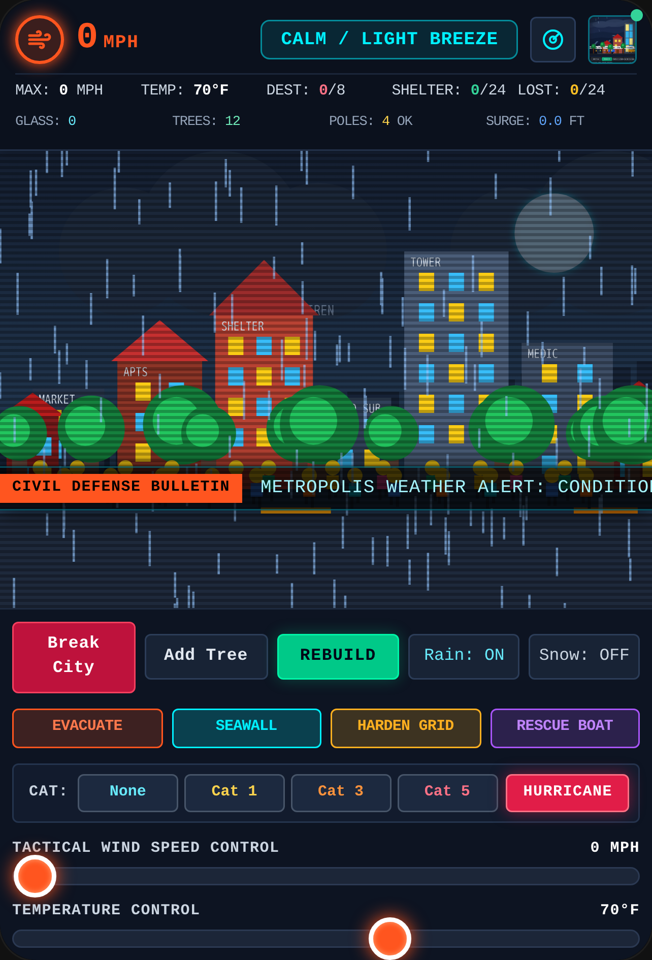 Metropolis Weather & Hurricane Simulation cover