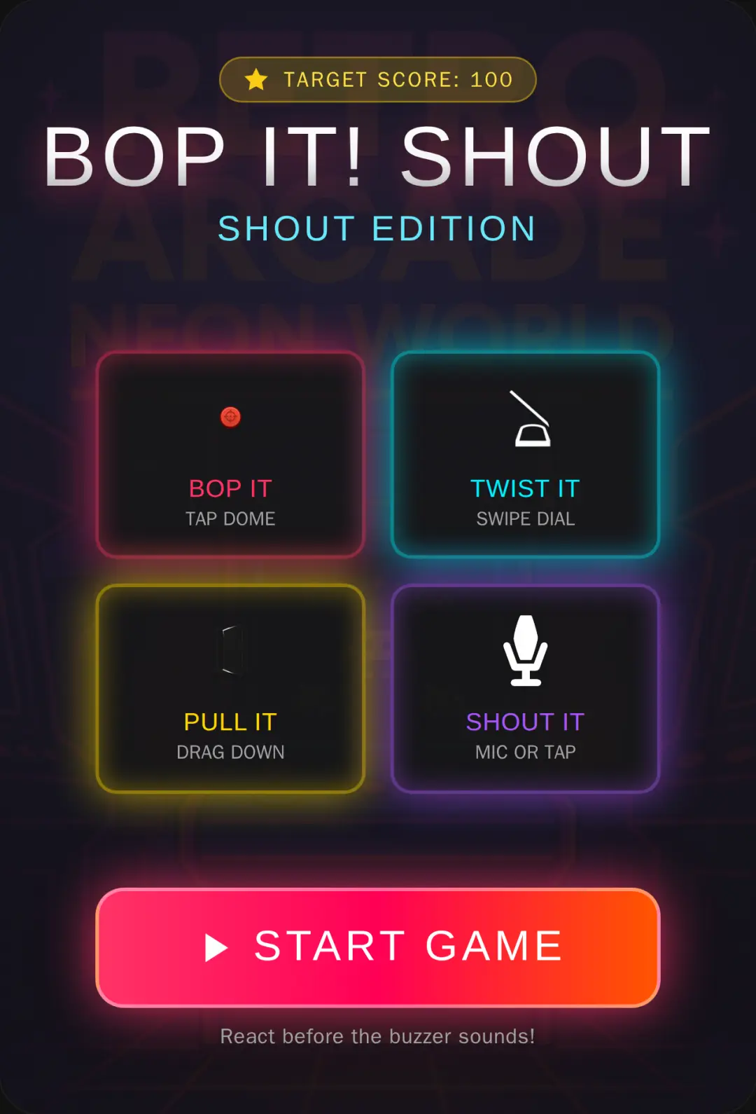 BOP IT! SHOUT cover