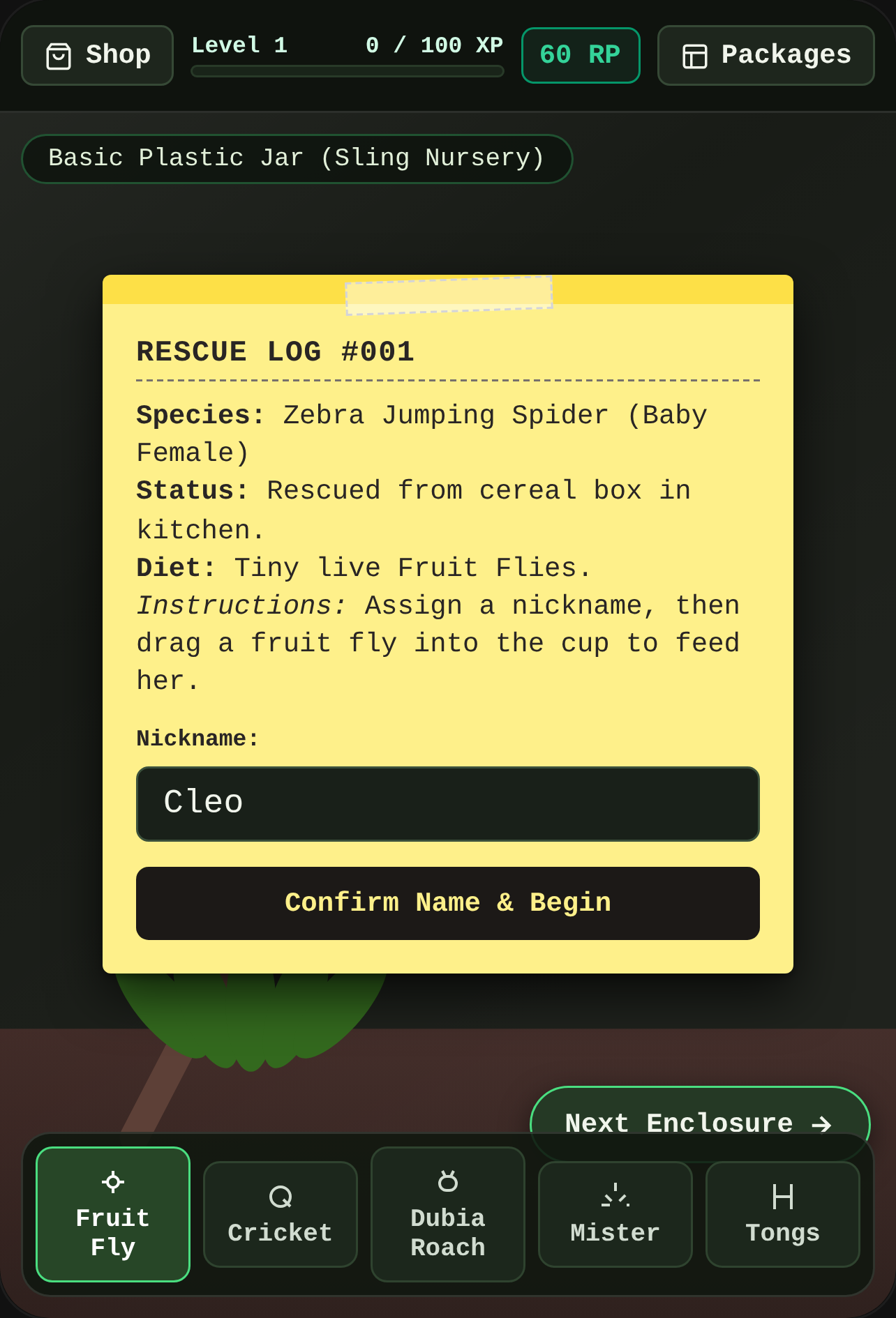 Arachnid Sanctuary Simulator(SUPER EARLY) cover