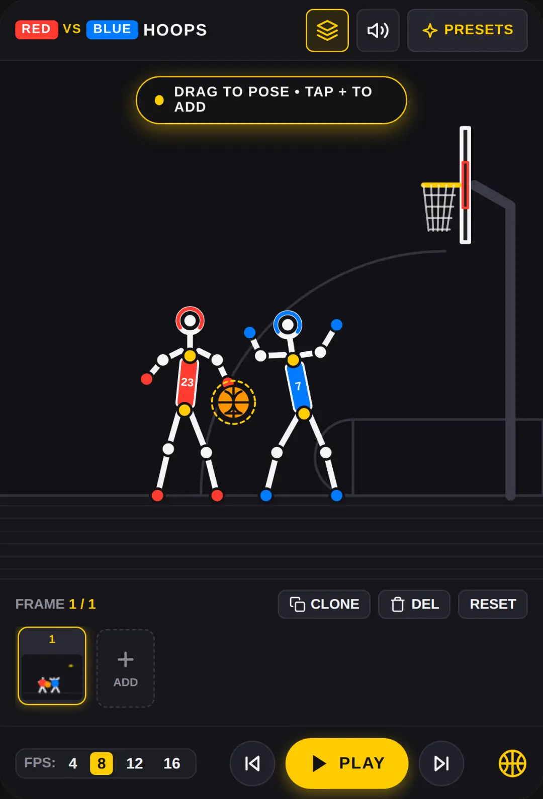 Stickman Basketball Animation Studio cover