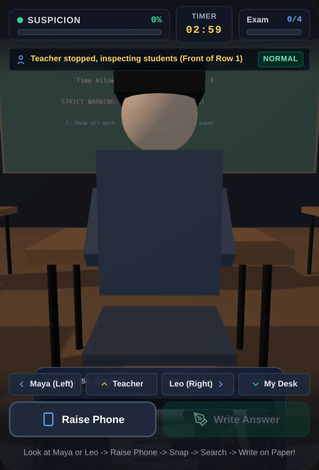 Classroom Exam Stealth 3D cover