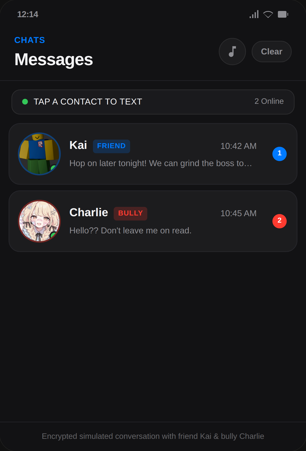 Messages - Kai & Charlie cover