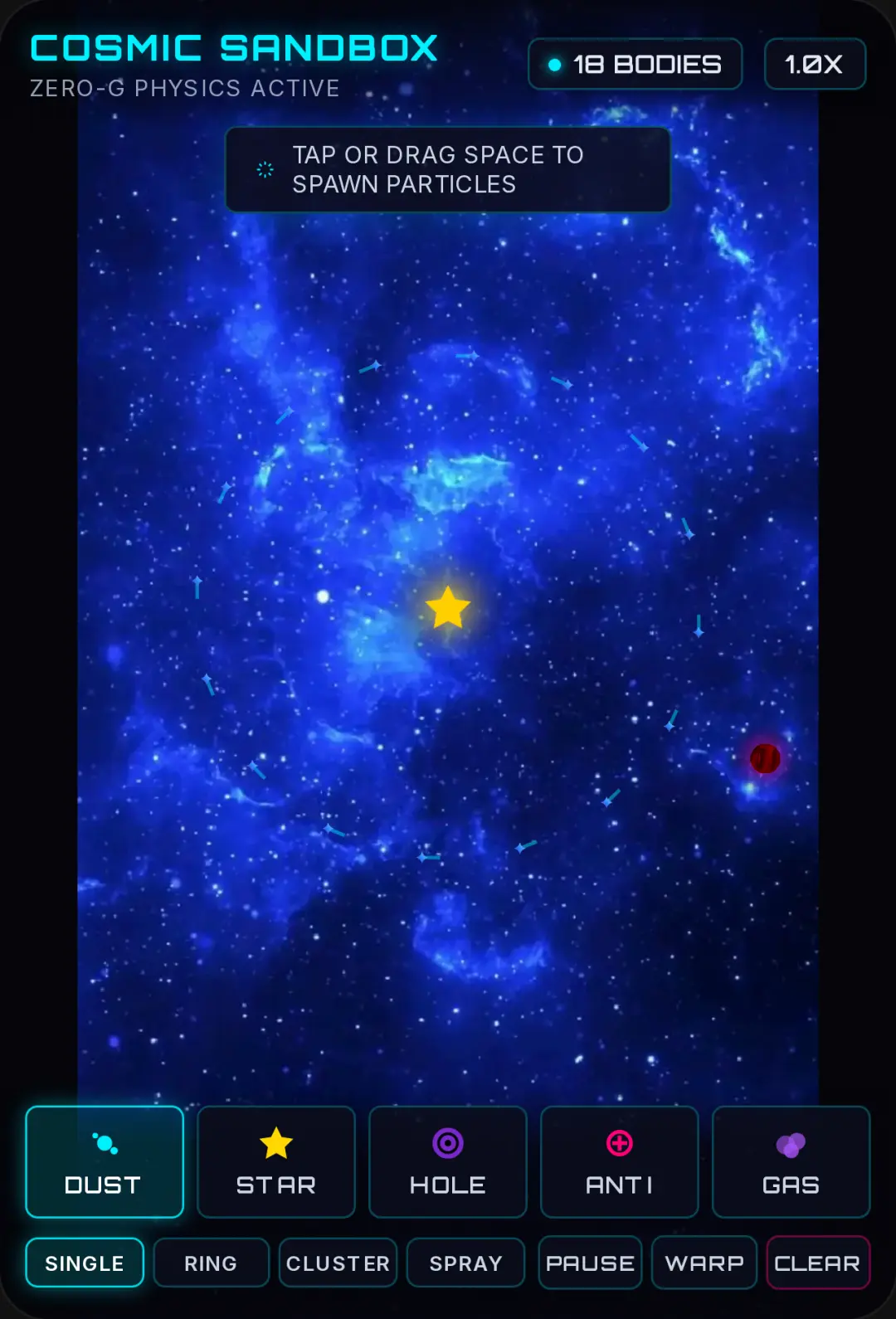 Cosmic Particles Sandbox cover