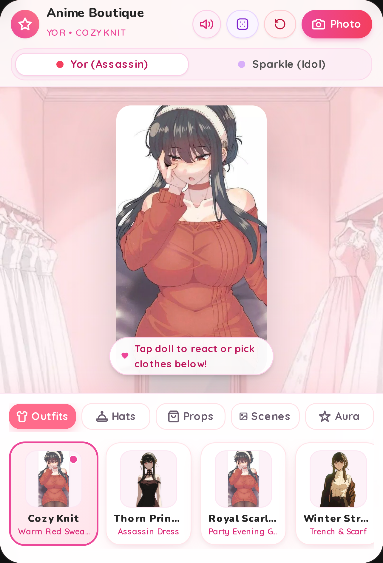 Anime Boutique - Clothes Changing Game cover