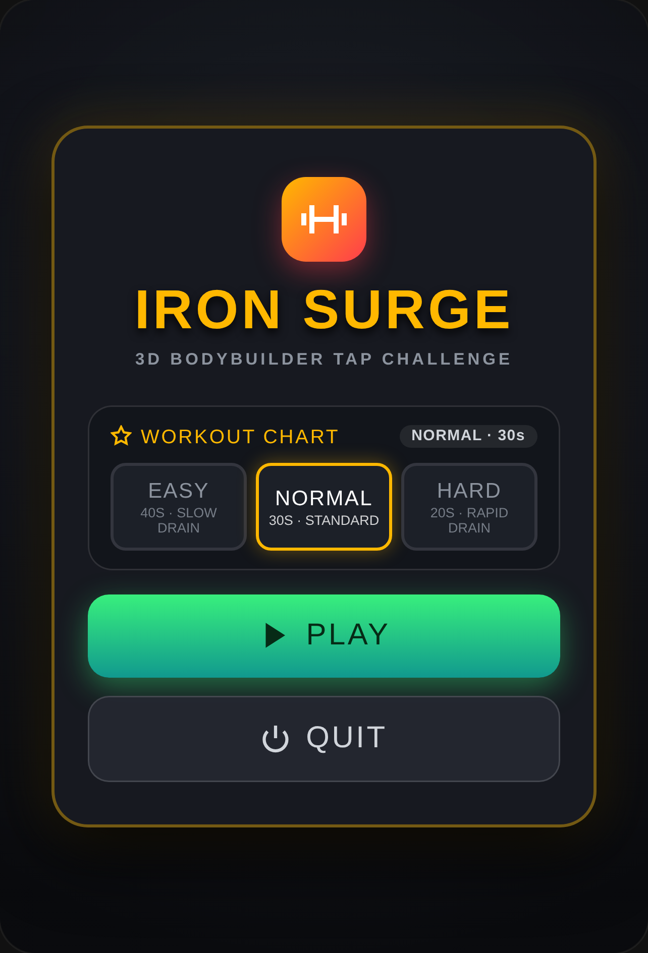 Iron Surge: 3D Bodybuilder Tap Challenge cover
