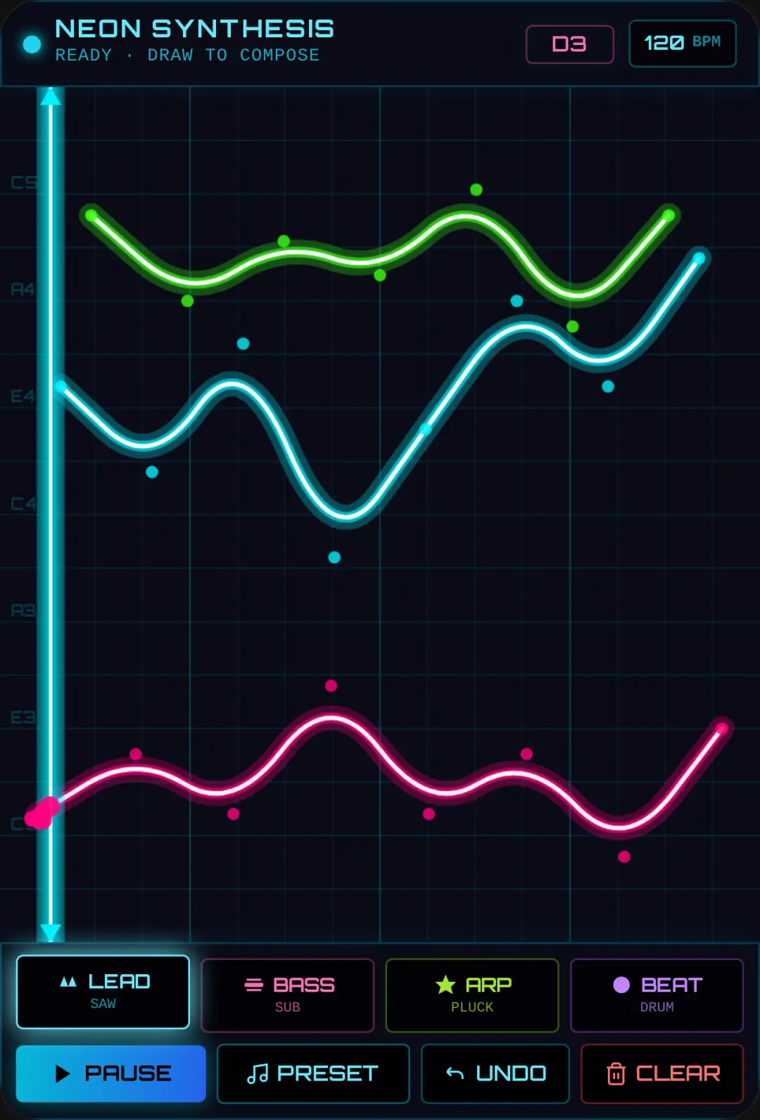 Music draw. draw anything and it will make Music cover