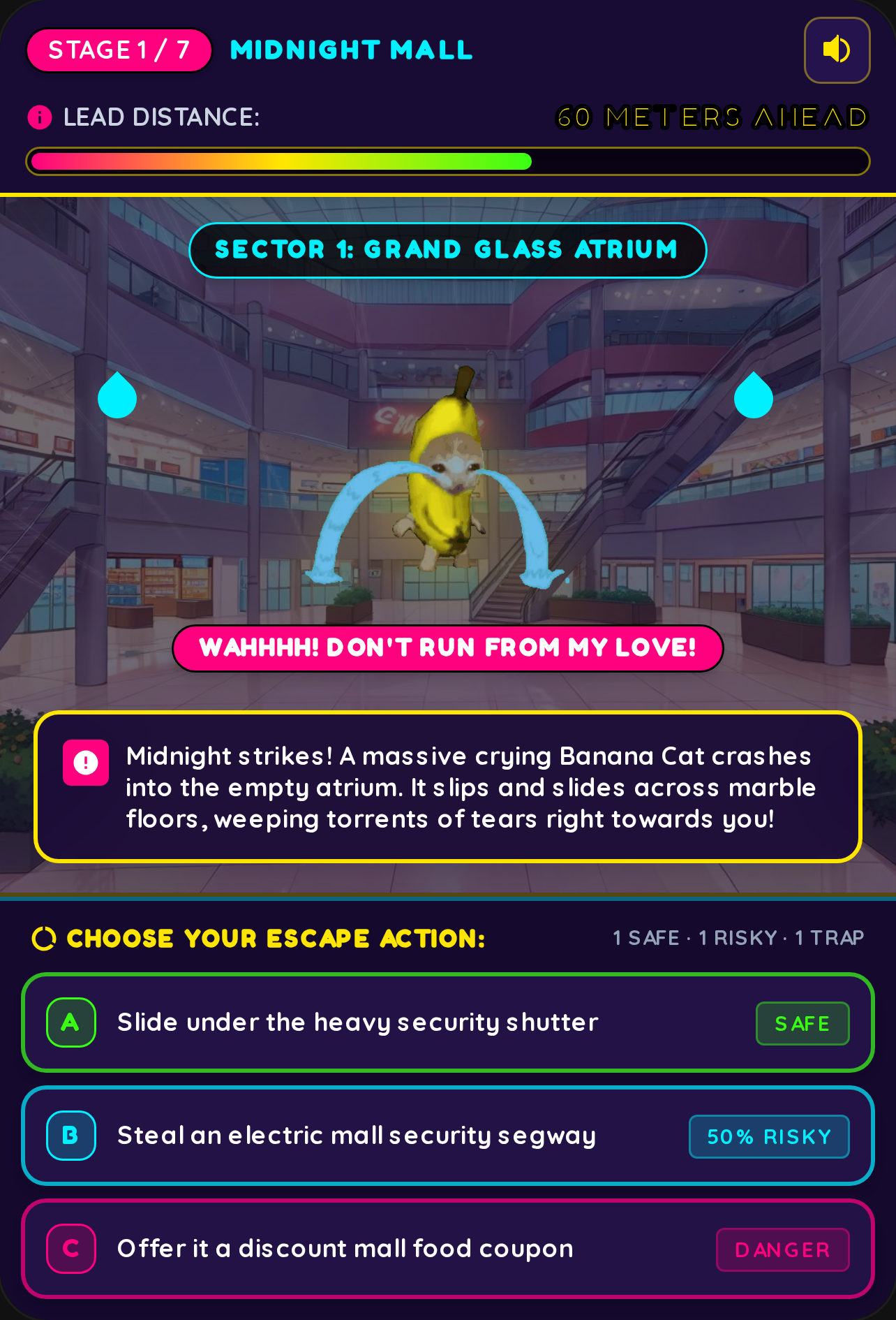 Escape the Giant Banana Cat! cover