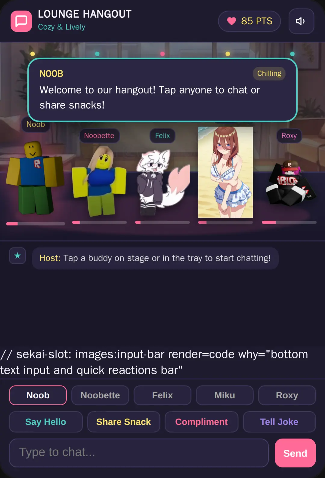Cozy Social Hangout cover