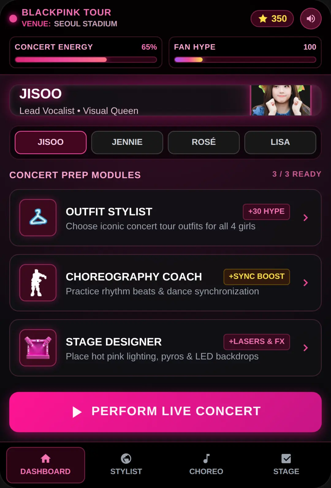 BLACKPINK Concert Manager cover