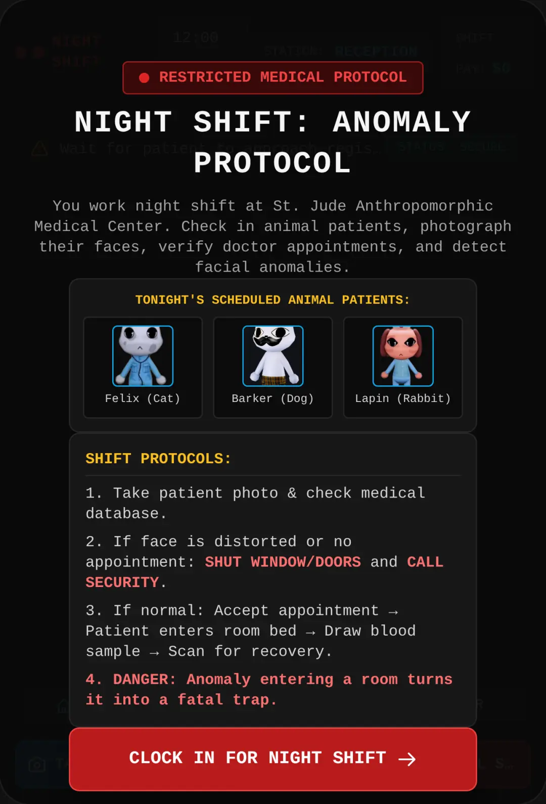 Hospital Night Shift: Anomaly Protocol cover