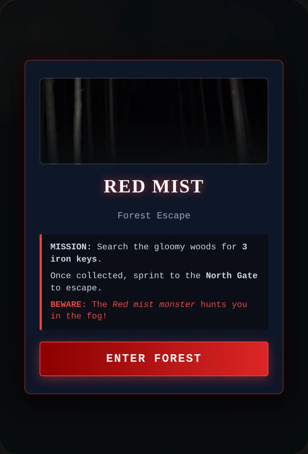 Red Mist: Forest Escape cover
