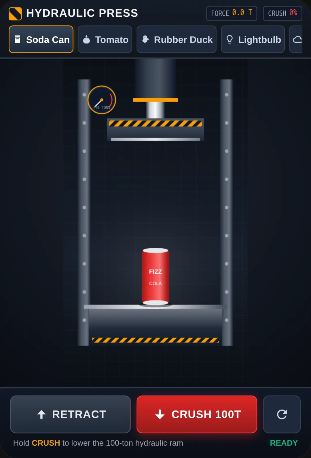 Hydraulic Press Simulator cover