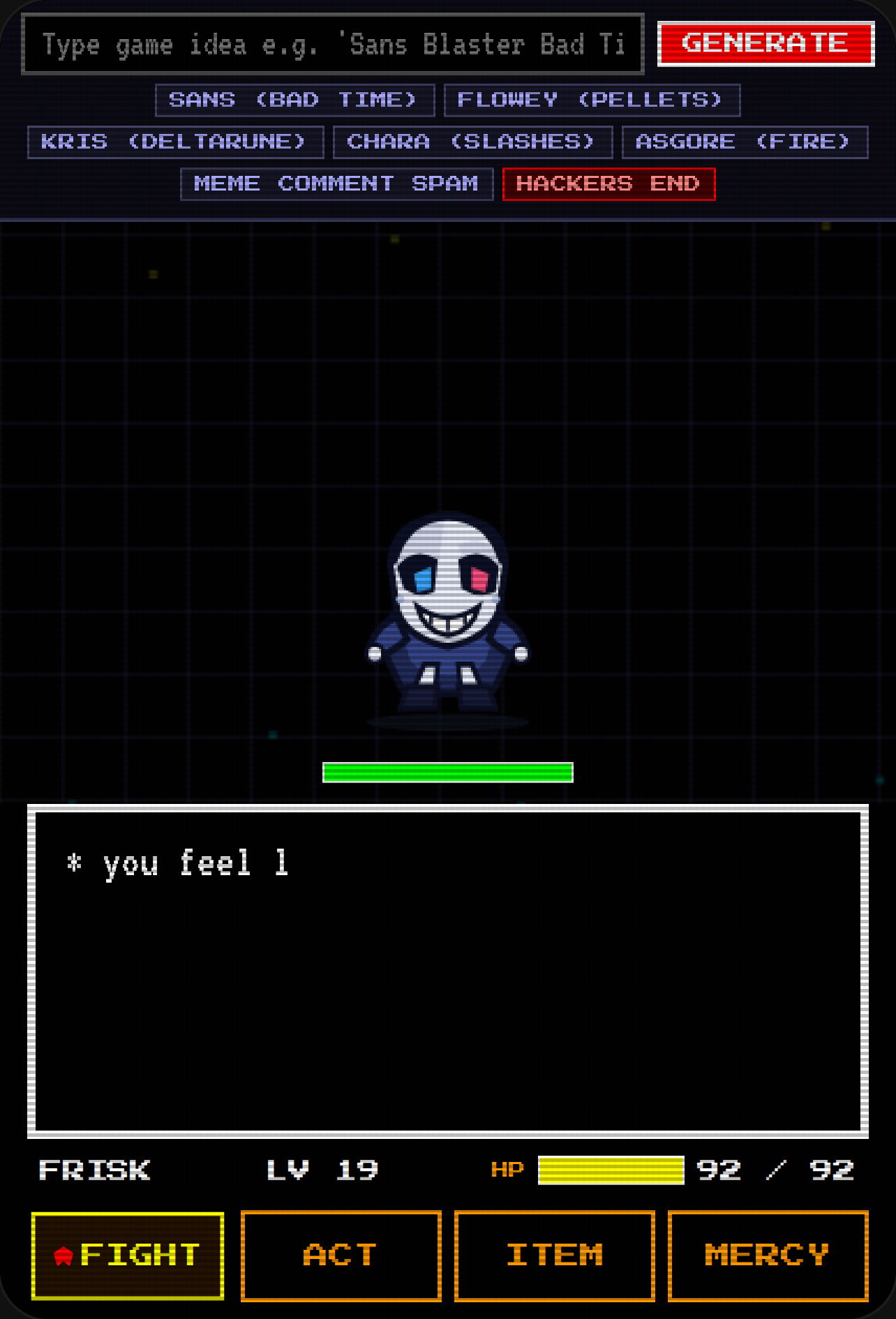 UNDERTALE: poor made cover