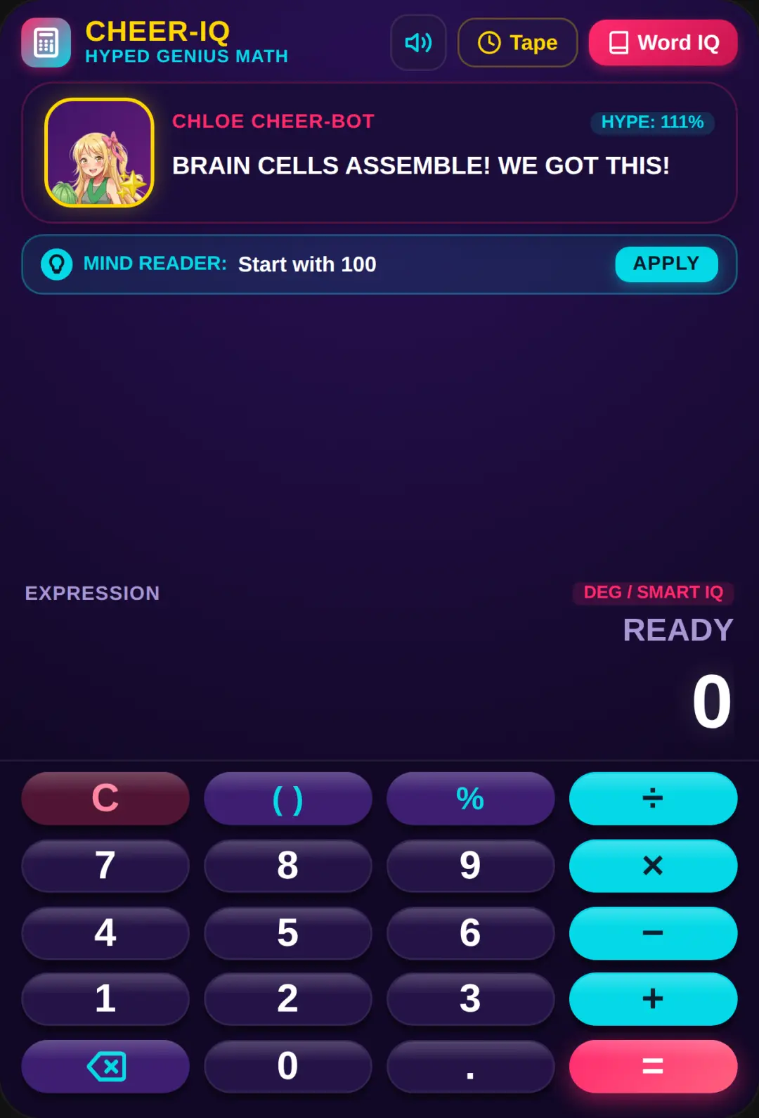 CheerIQ - The Genius Cheerleader Calculator cover