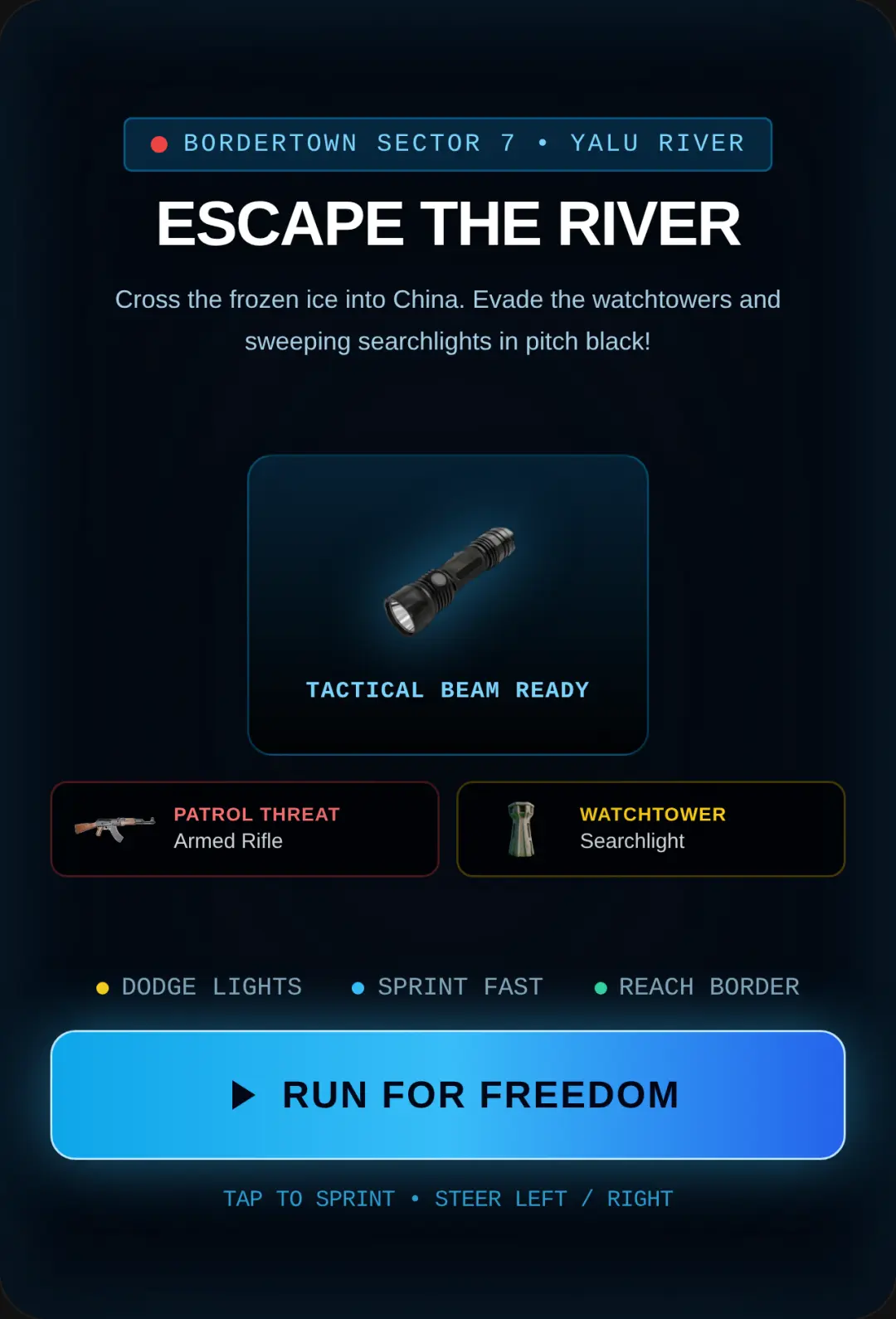 Escape the Border: Frozen River Run cover