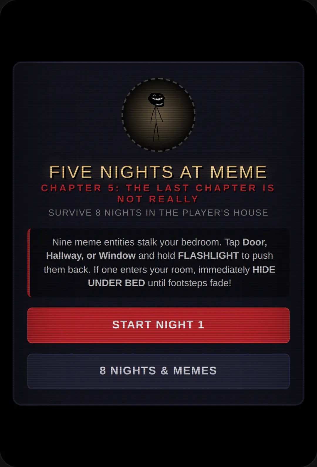 Five Nights at Meme Chapter 5: The Last Chapter Is Not Really cover