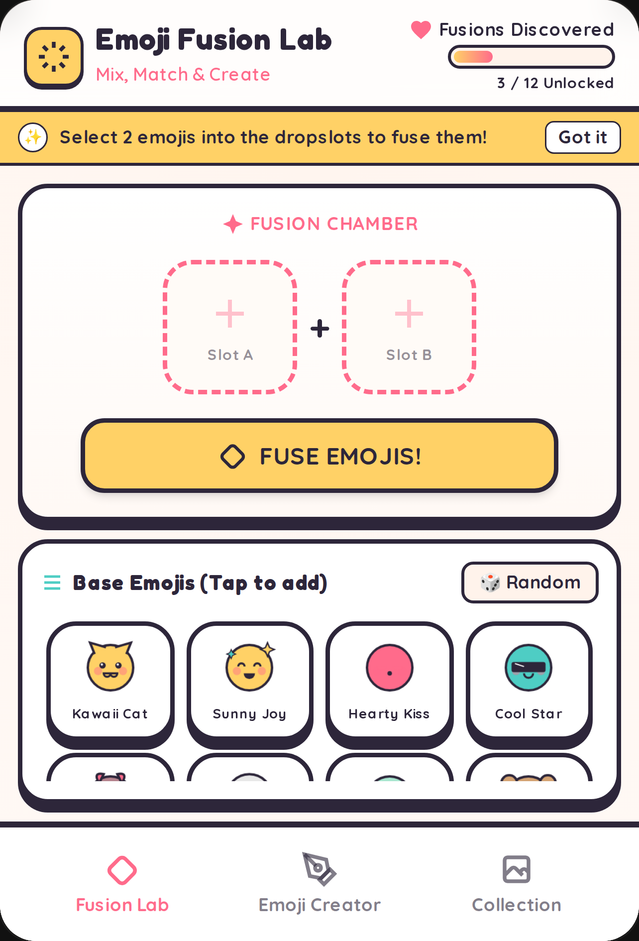 Emoji Maker & Fuser Lab cover