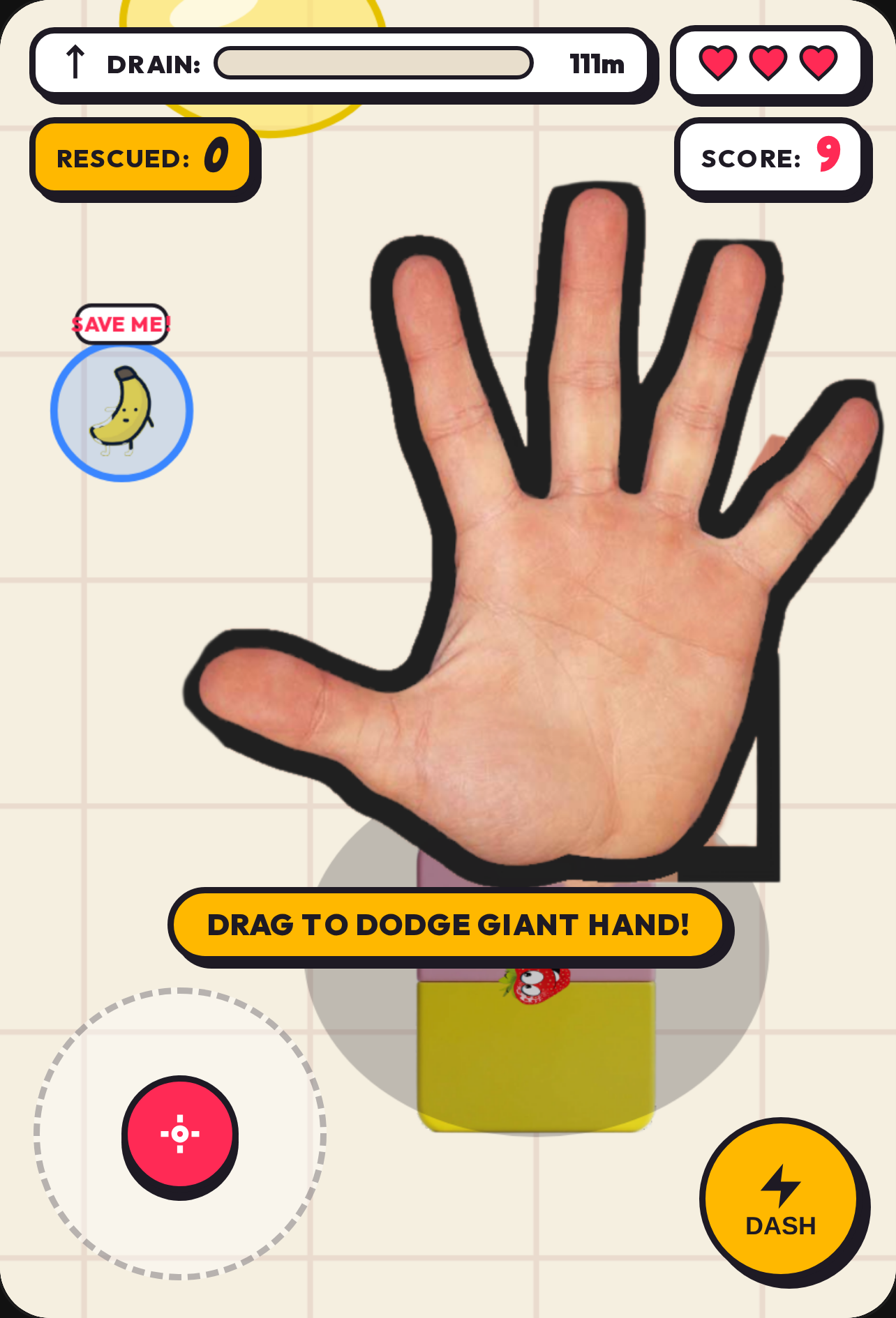Fruit Escape: Giant Hand Havoc cover