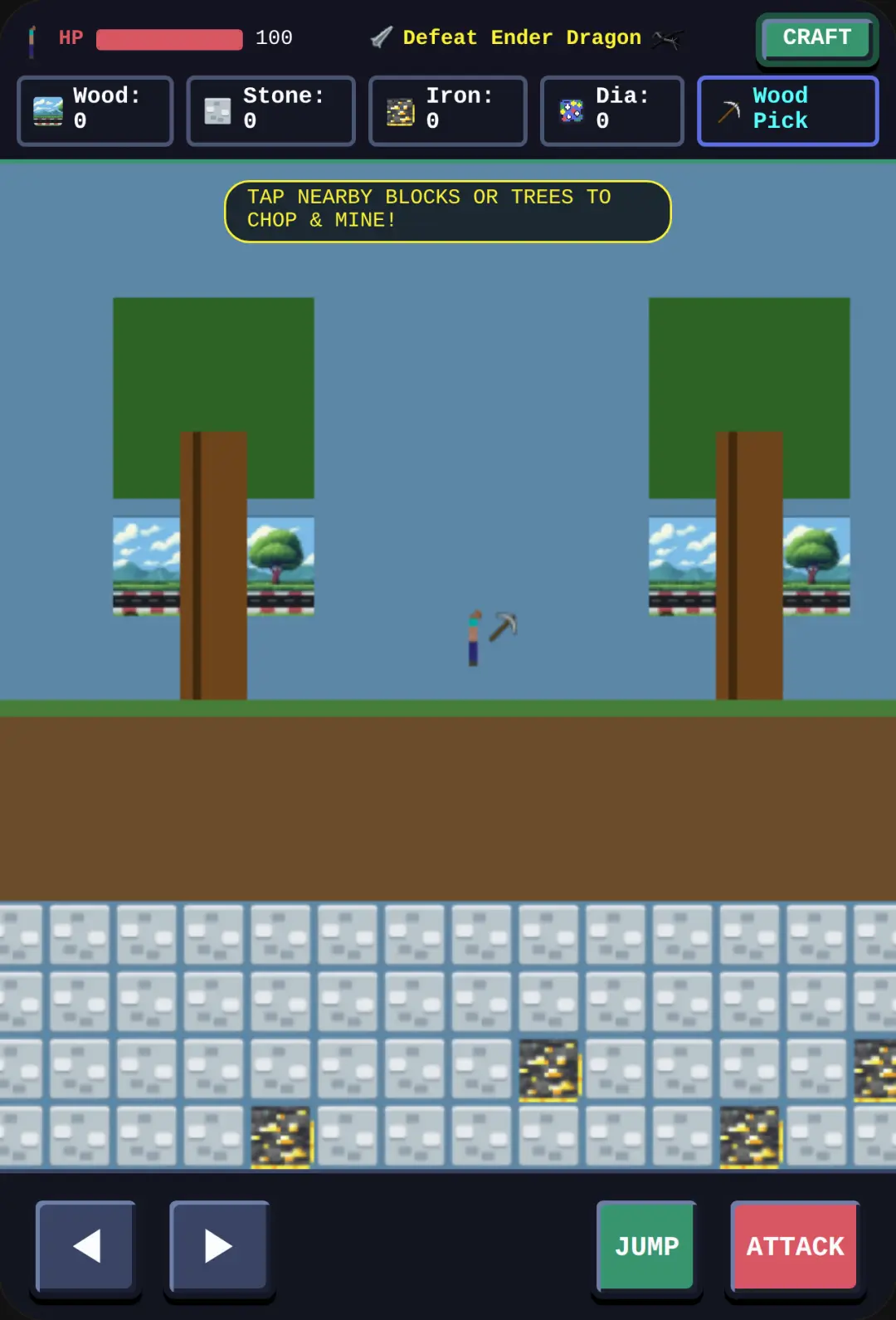 Minecraft 2D Mine & Dragon Quest cover