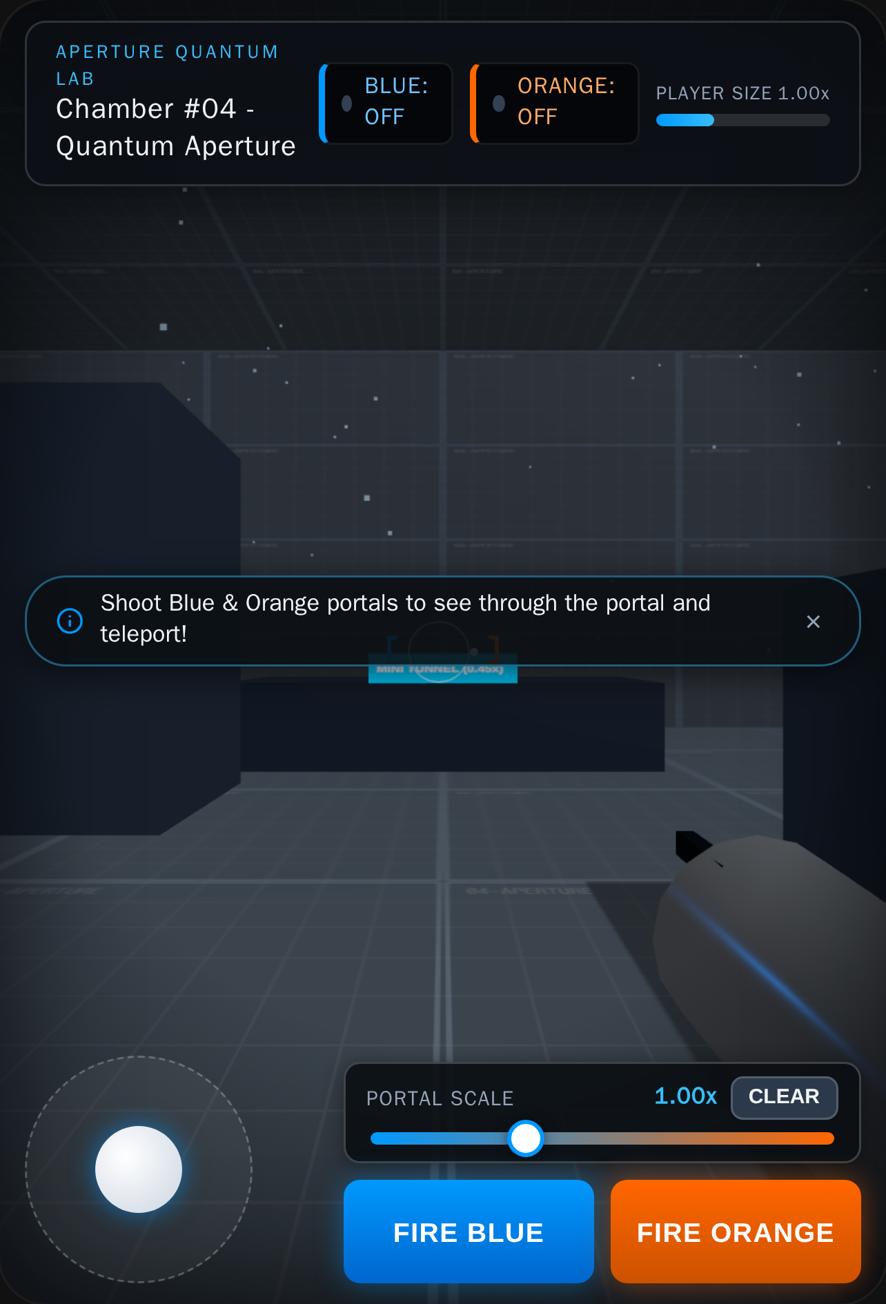 Quantum Aperture Portal Chamber (a little buggy, if bugs will get fixed this will surely be remixable.) cover