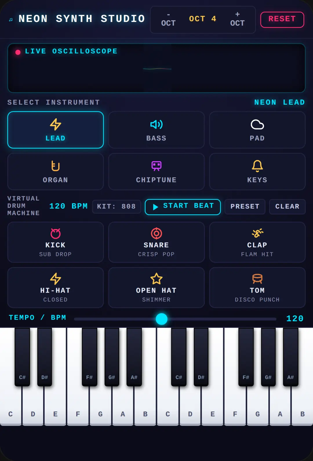 Neon Synth Studio cover