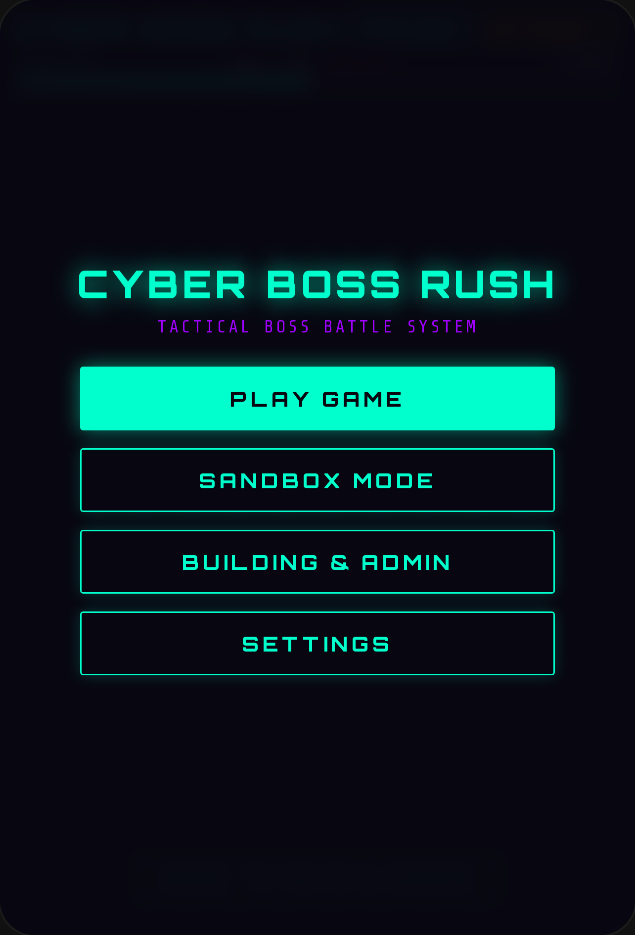 CYBER BOSS RUSH cover