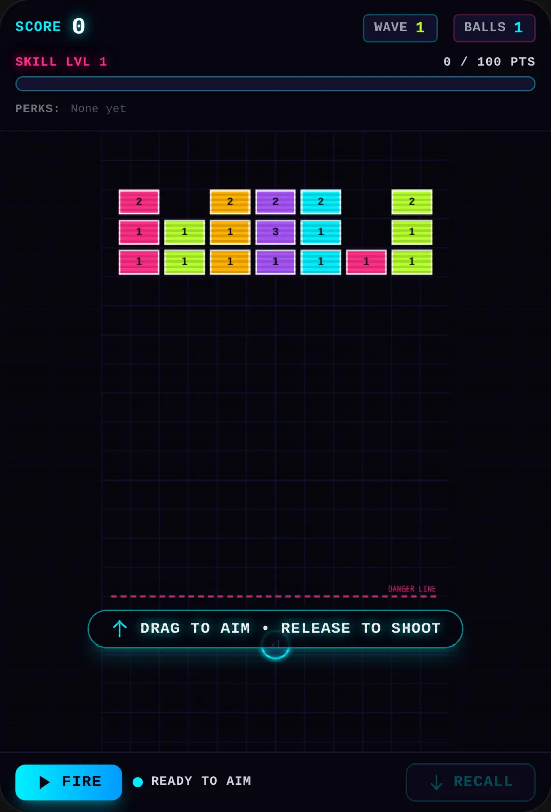 Neon Brick Breaker cover