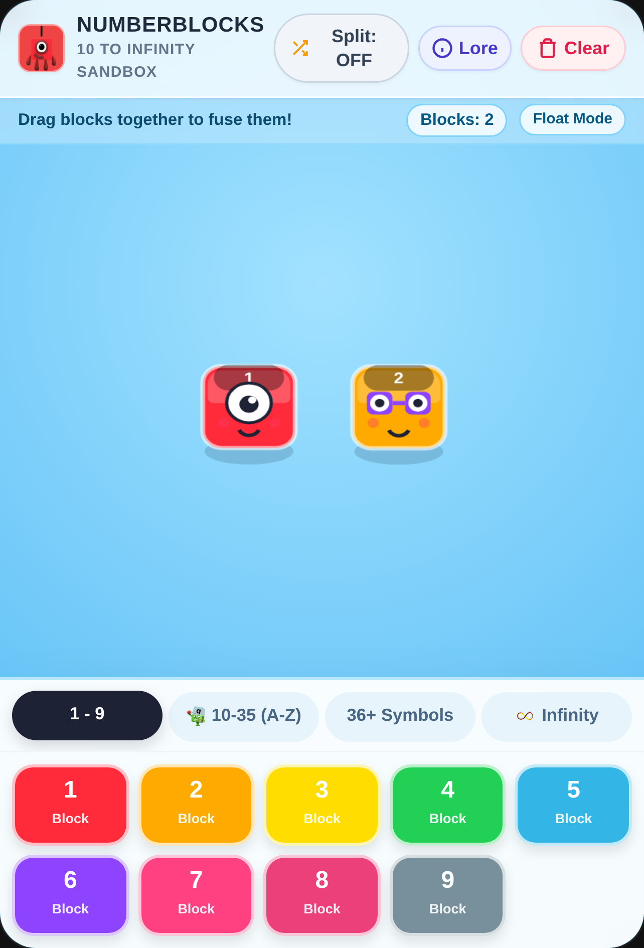 Numberblocks Sandbox - 10 to Infinity cover