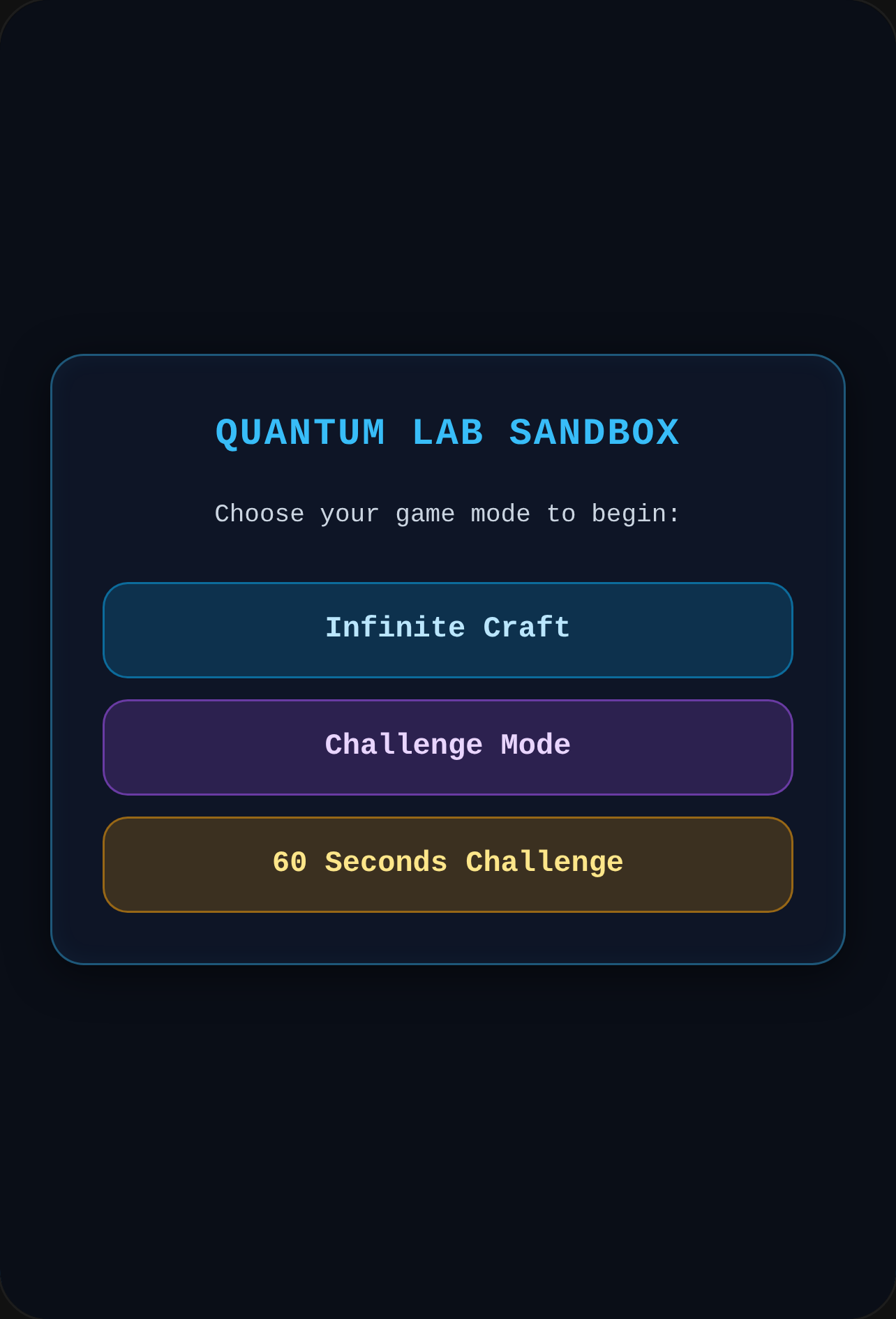 Quantum and Element Lab Sandbox cover