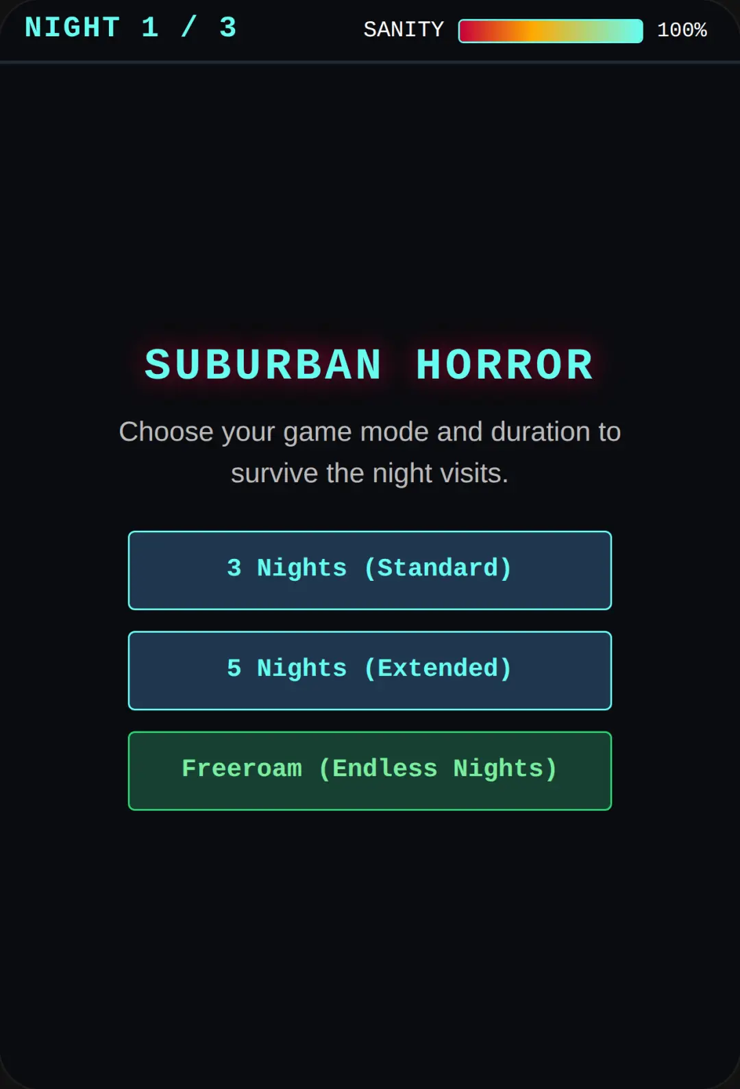 Night Peep - Suburban Horror cover